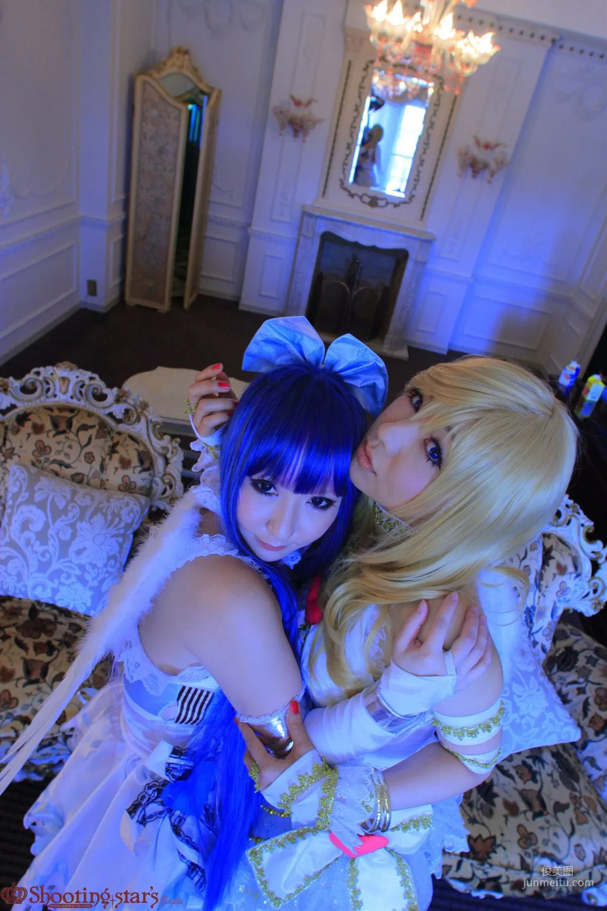 サク&花邑沙希《Panty & Stocking with Garterbelt》 [Shooting Star's] 写真集44