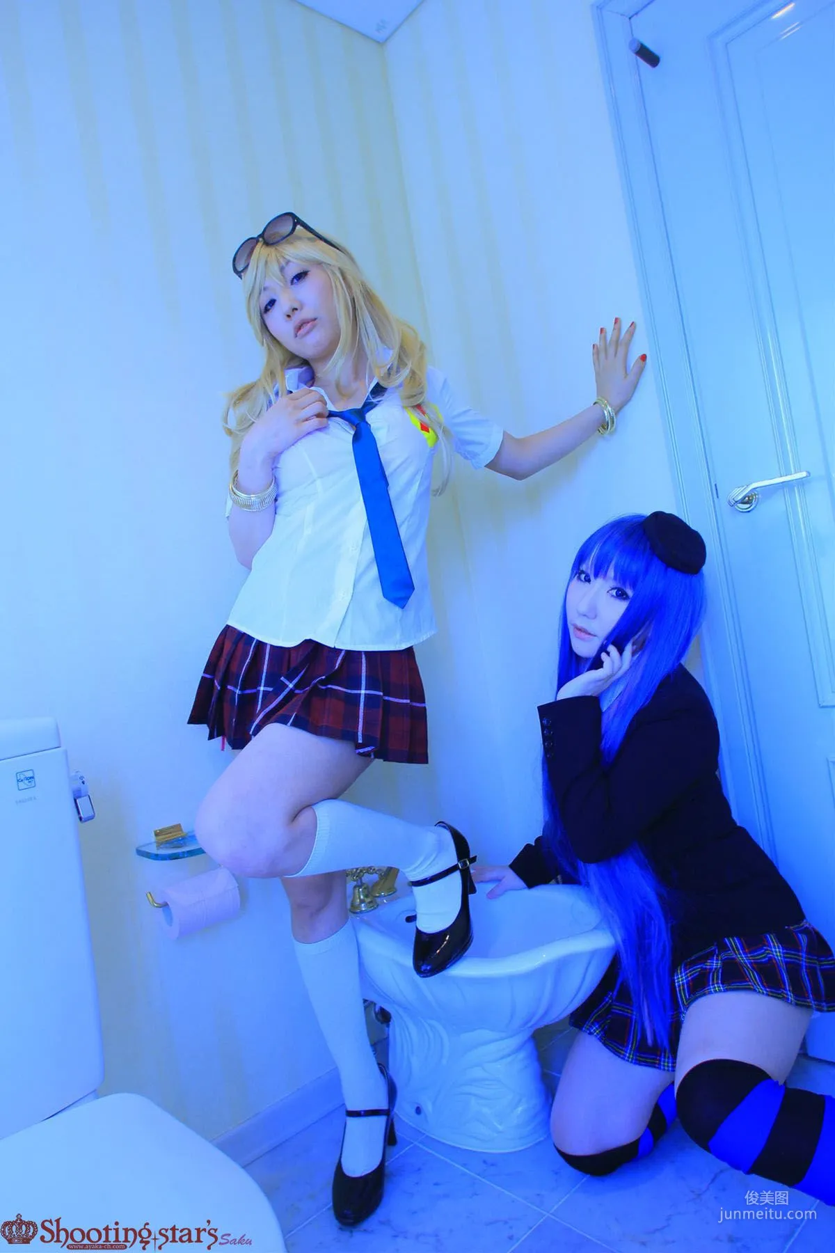 サク&花邑沙希《Panty & Stocking with Garterbelt》 [Shooting Star's] 写真集58