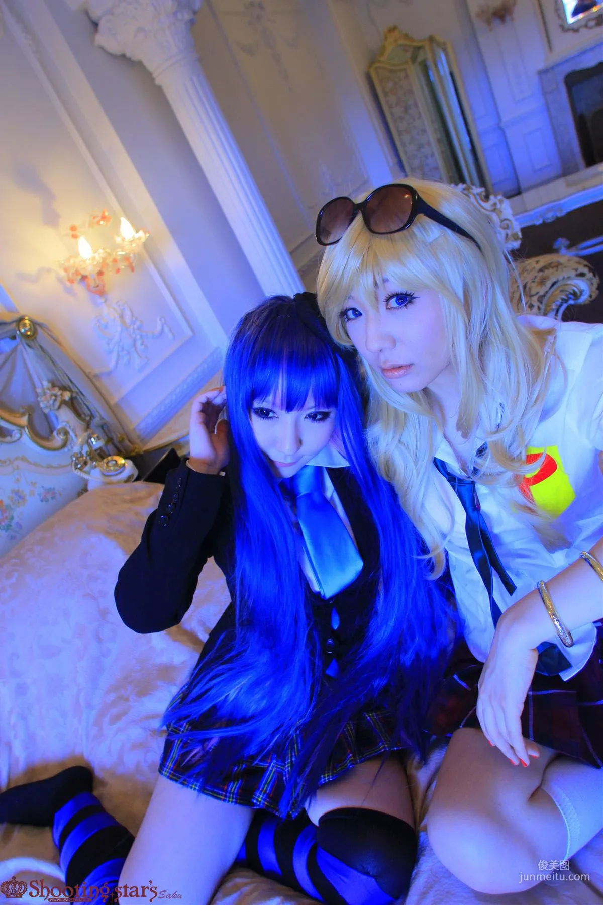 サク&花邑沙希《Panty & Stocking with Garterbelt》 [Shooting Star's] 写真集53