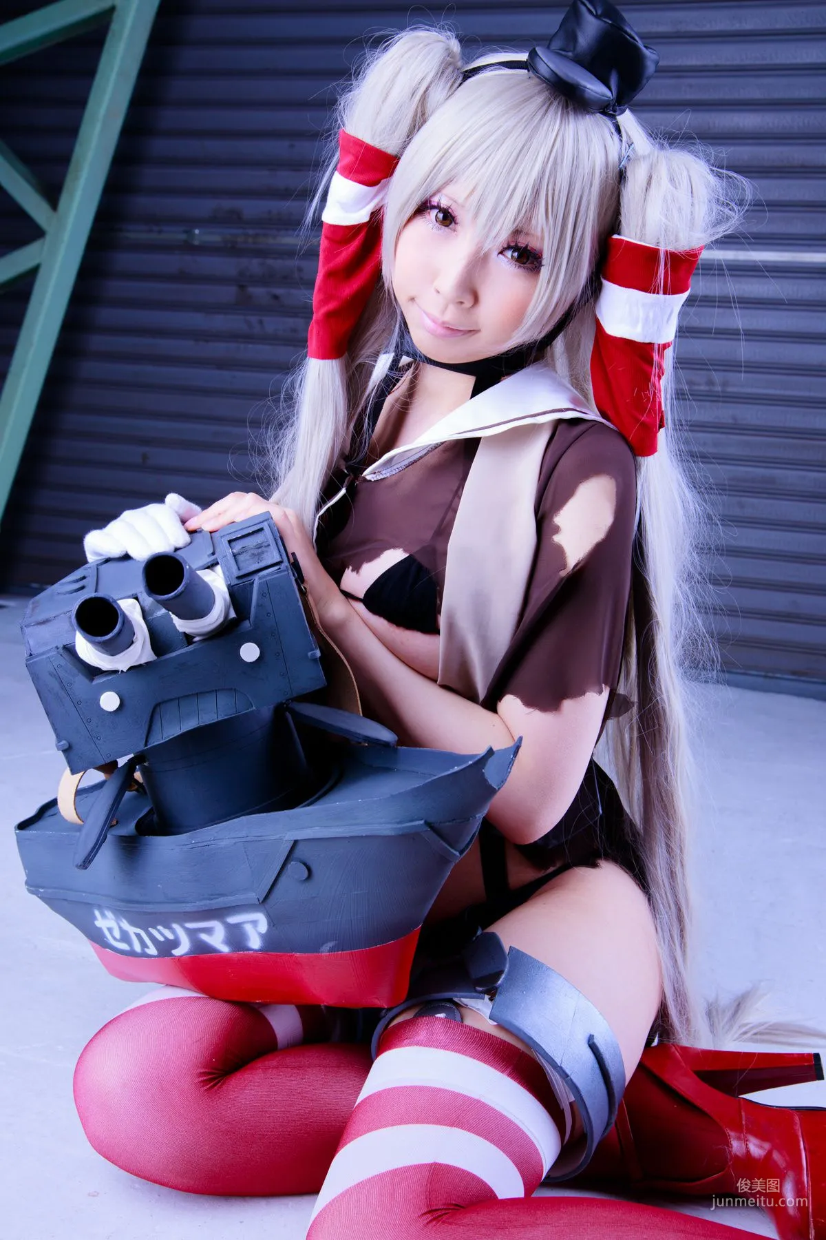 桃色れく (Momoiro Reku) 《Kantai Collection》Amatsukaze(天津風) [KURUPIKA] 写真集95