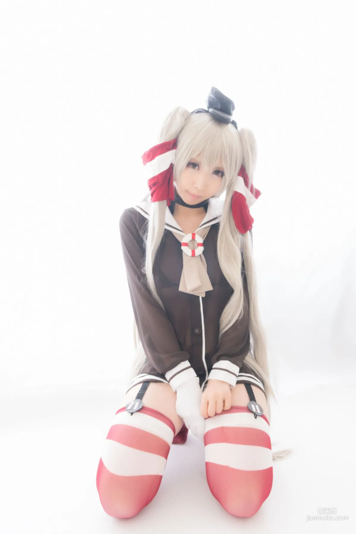 桃色れく (Momoiro Reku) 《Kantai Collection》Amatsukaze(天津風) [KURUPIKA] 写真集9