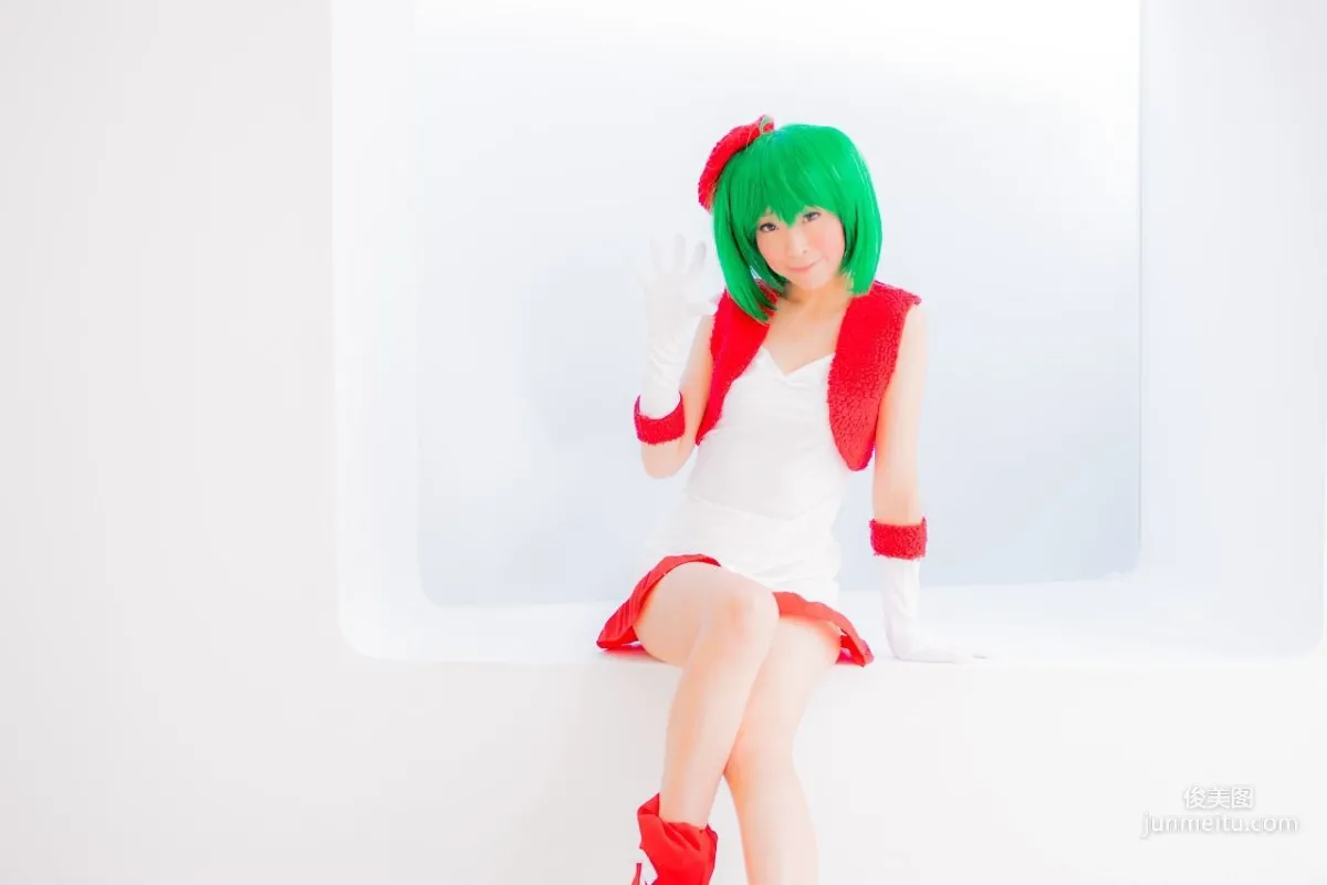 真白ゆき  コスプレ《Macros》Ranka Lee(Xmas ver.) 写真集81