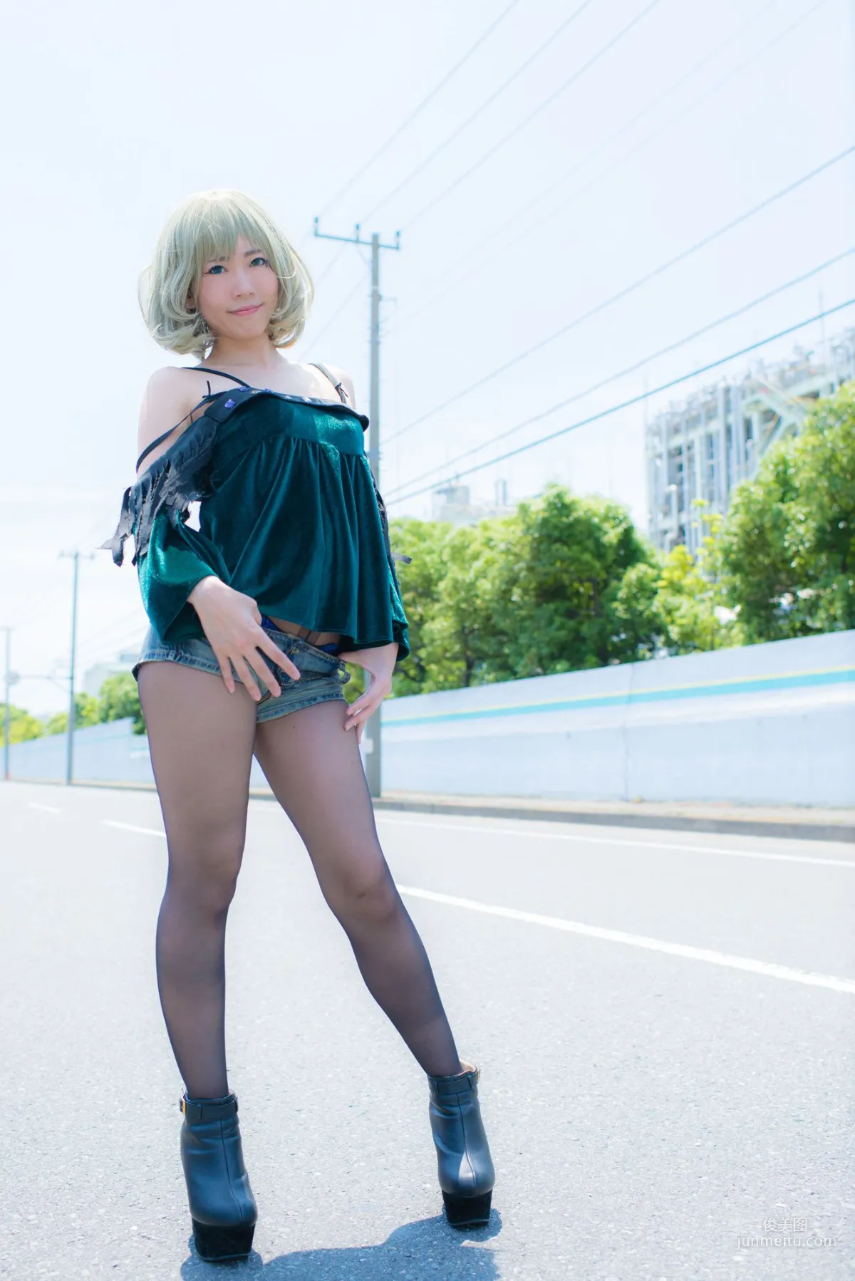 Ayane(あやね) 《Idolmaster》Takagaki Kaede(高垣楓) [Wolf Fang!!] 写真集56