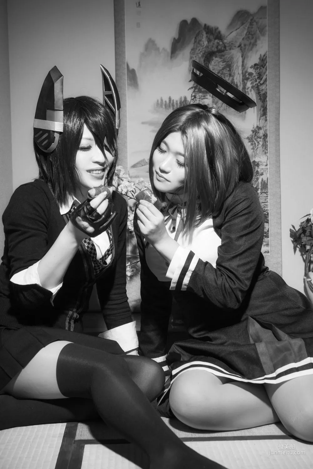 太宰ガロ&Usagi 《Kantai Collection》Tenryu+Tatsuta [Rabbit hutch] 写真集40