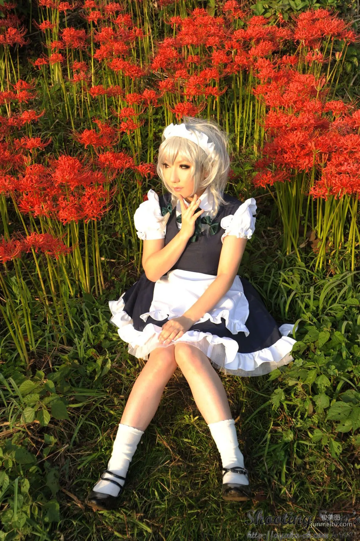 绫香サク (サク綾香 Saku Ayaka)《東方Project》Izayoi Sakuya + Patchouli Knowledge [Shooting Star's] 写真集87