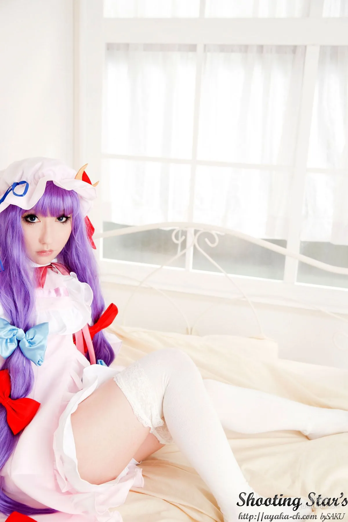 绫香サク (サク綾香 Saku Ayaka)《東方Project》Izayoi Sakuya + Patchouli Knowledge [Shooting Star's] 写真集54