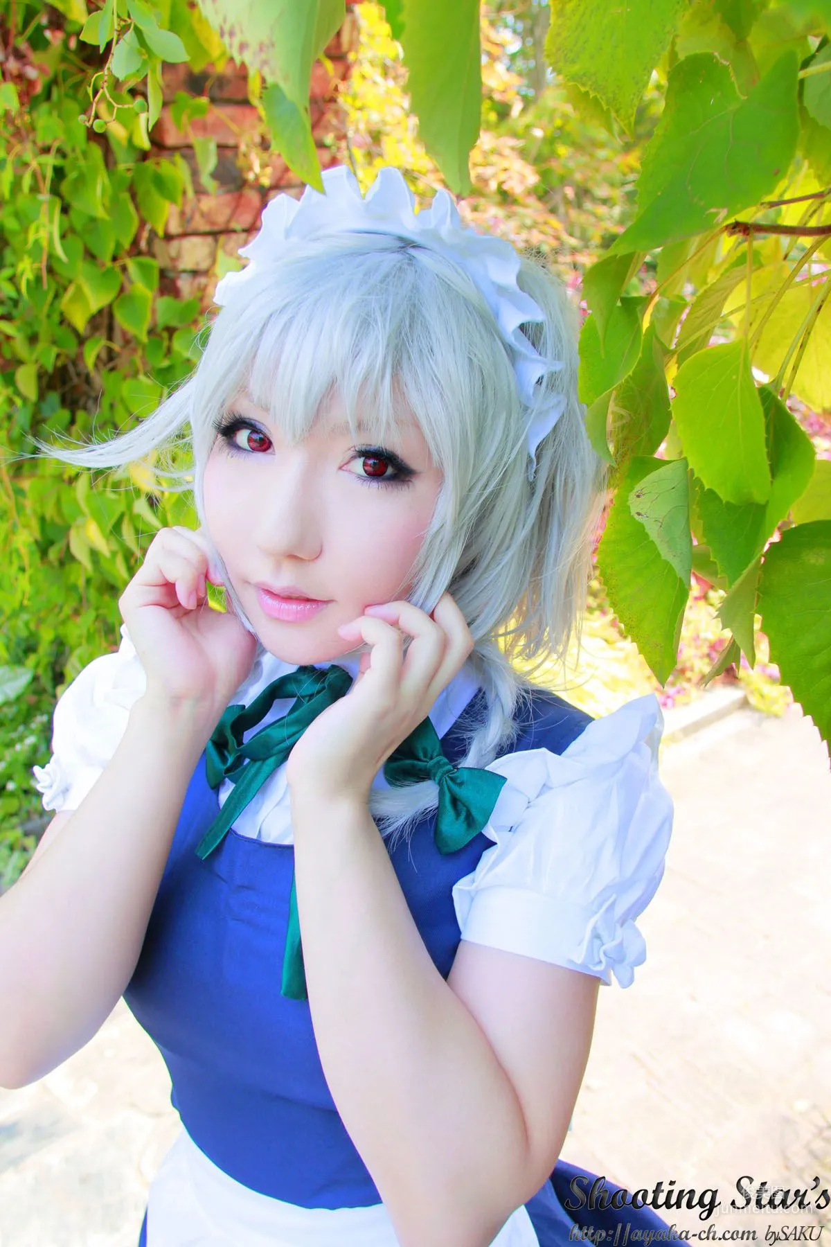 绫香サク (サク綾香 Saku Ayaka)《東方Project》Izayoi Sakuya + Patchouli Knowledge [Shooting Star's] 写真集116