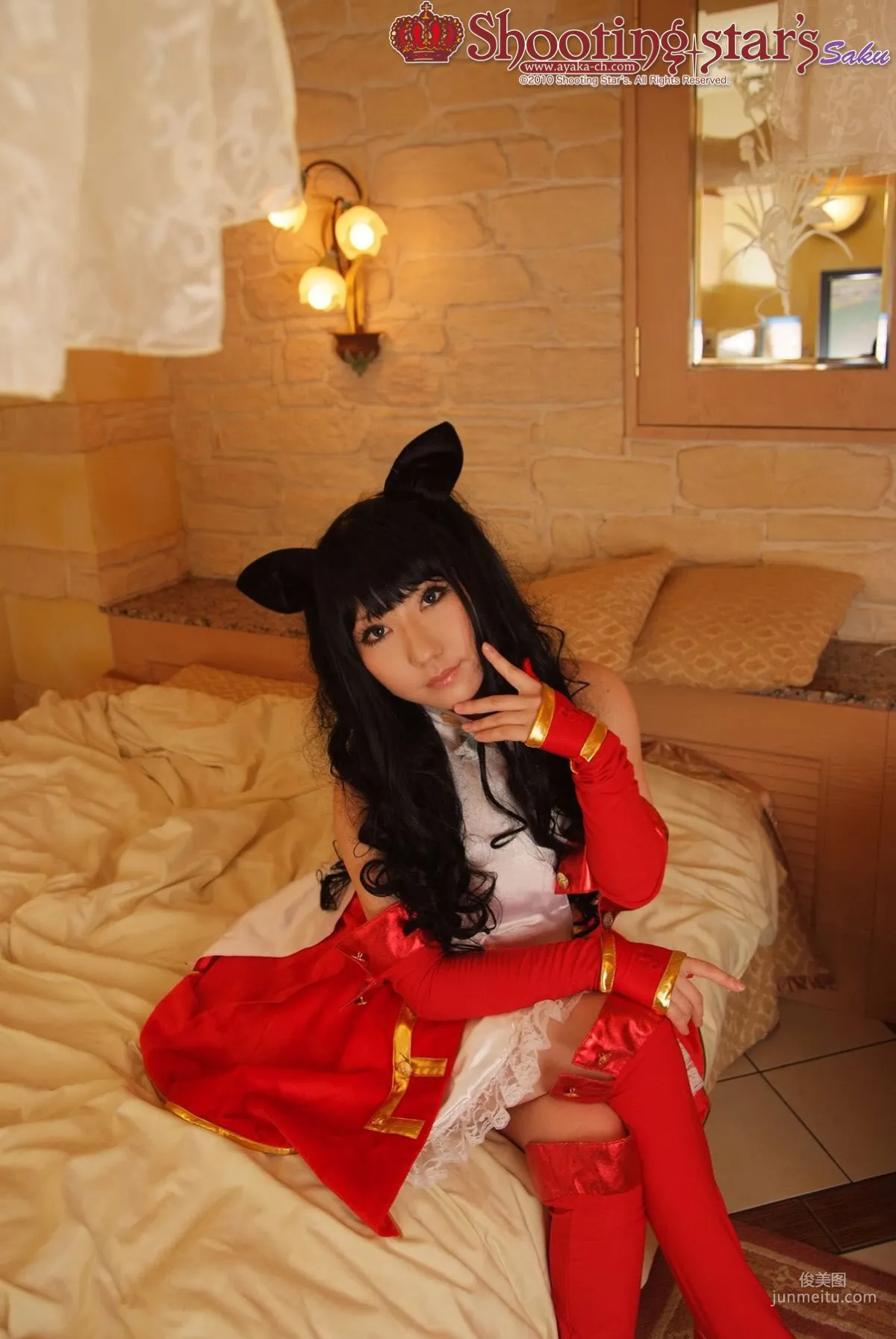 绫香 (Saku サク) 《Fate stay night》Toosaka Rin 遠坂凛 [Shooting Star's] 写真集24