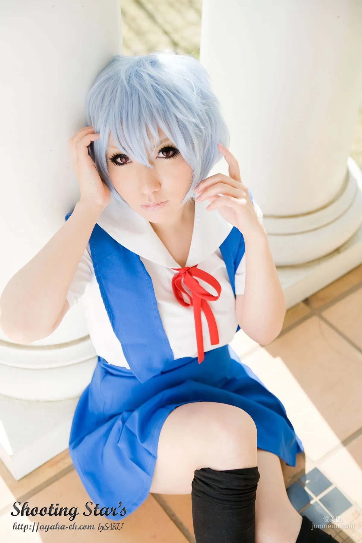 サク (绫香) 《Shinseiki Evangelion》Ayanami Rei [Shooting Star's] 写真集44