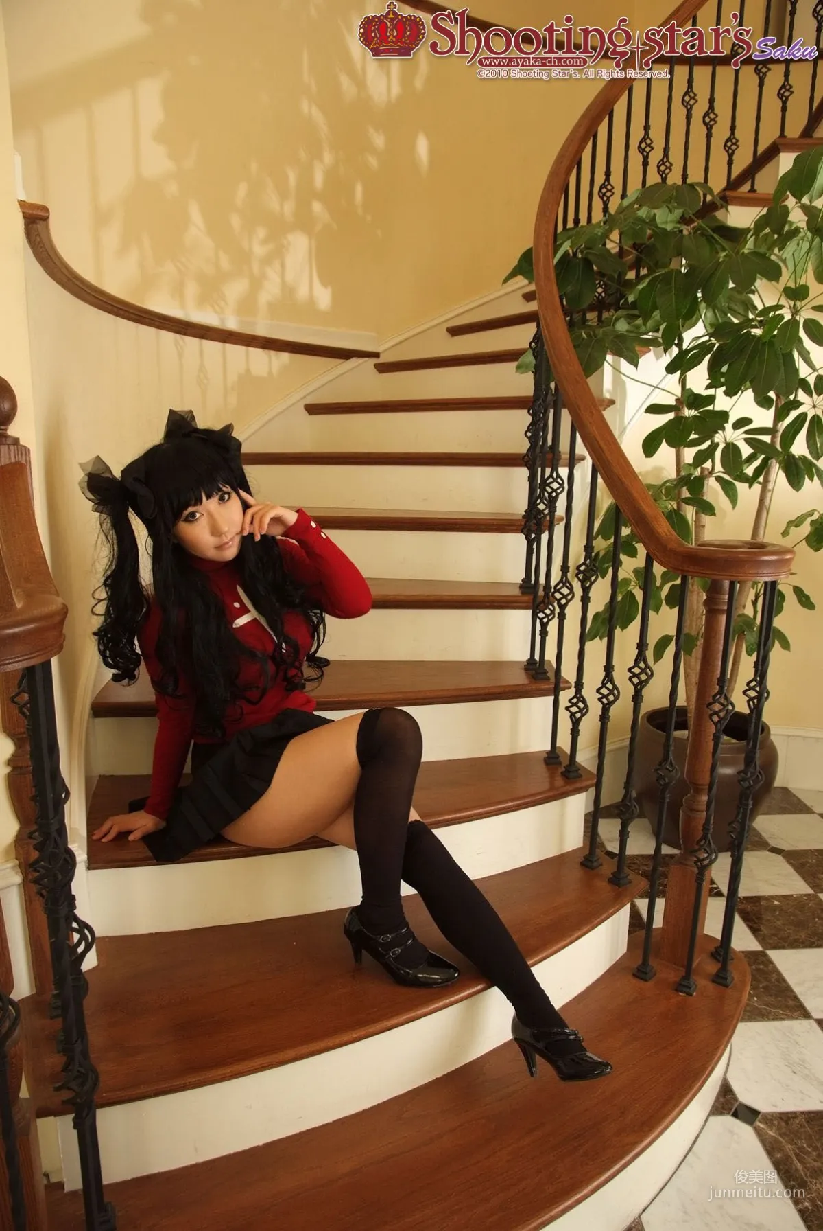 绫香 (Saku サク) 《Fate stay night》Toosaka Rin 遠坂凛 [Shooting Star's] 写真集65