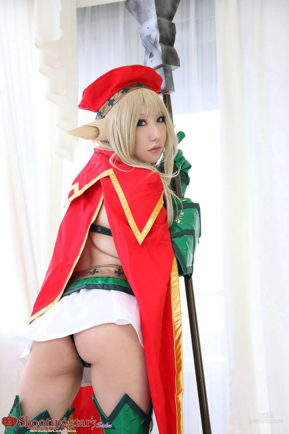 绫香サク (Saku Ayaka) 《クイーンズブレイドQueen's Blade》アイリ & Alleyne 写真集78