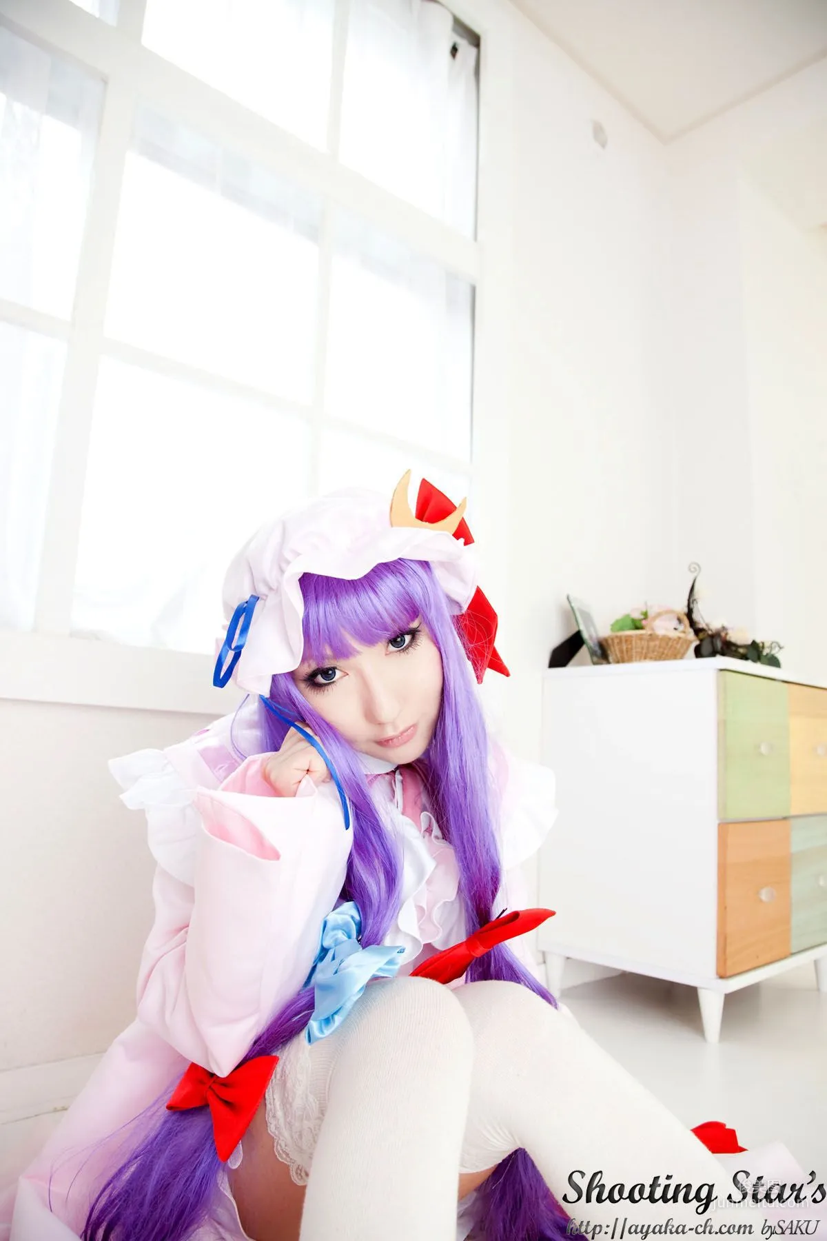 绫香サク (サク綾香 Saku Ayaka)《東方Project》Izayoi Sakuya + Patchouli Knowledge [Shooting Star's] 写真集32