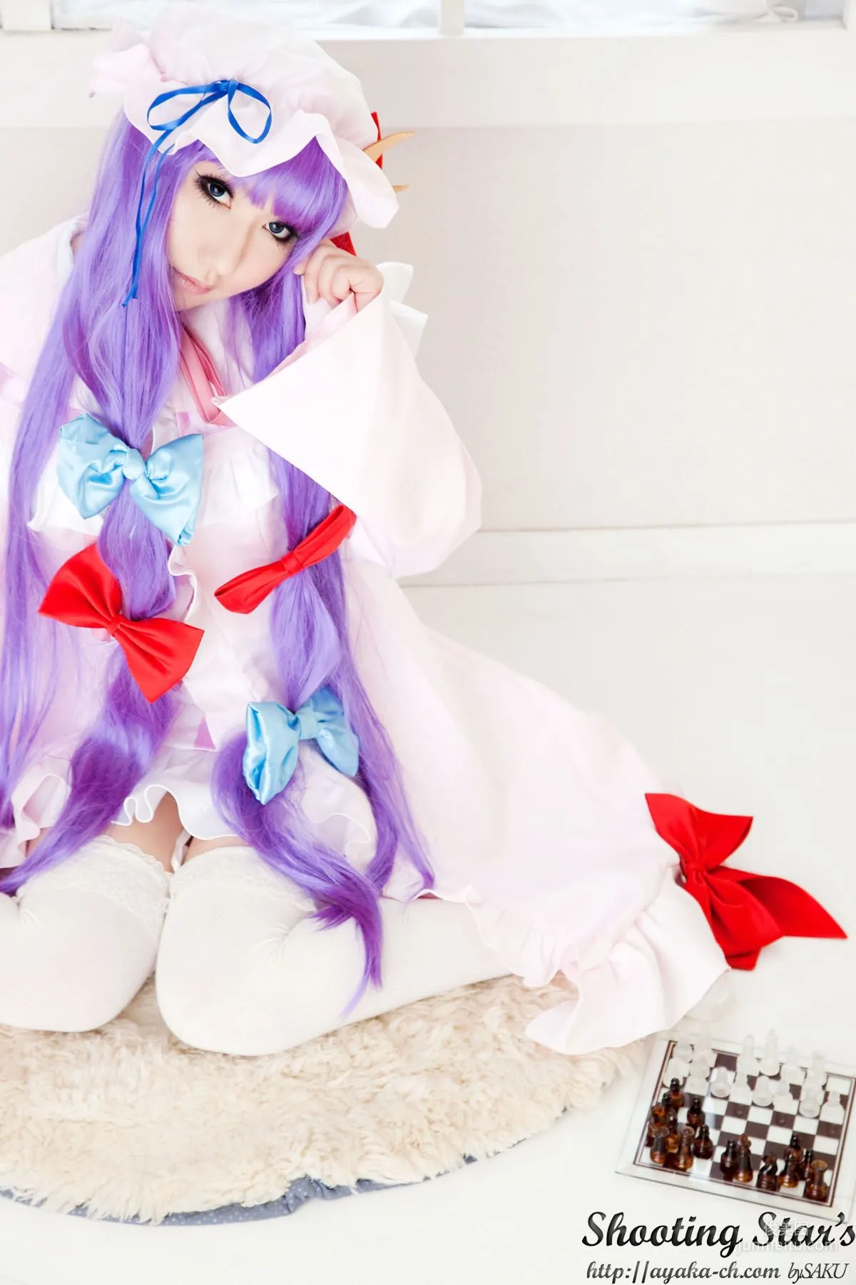 绫香サク (サク綾香 Saku Ayaka)《東方Project》Izayoi Sakuya + Patchouli Knowledge [Shooting Star's] 写真集29