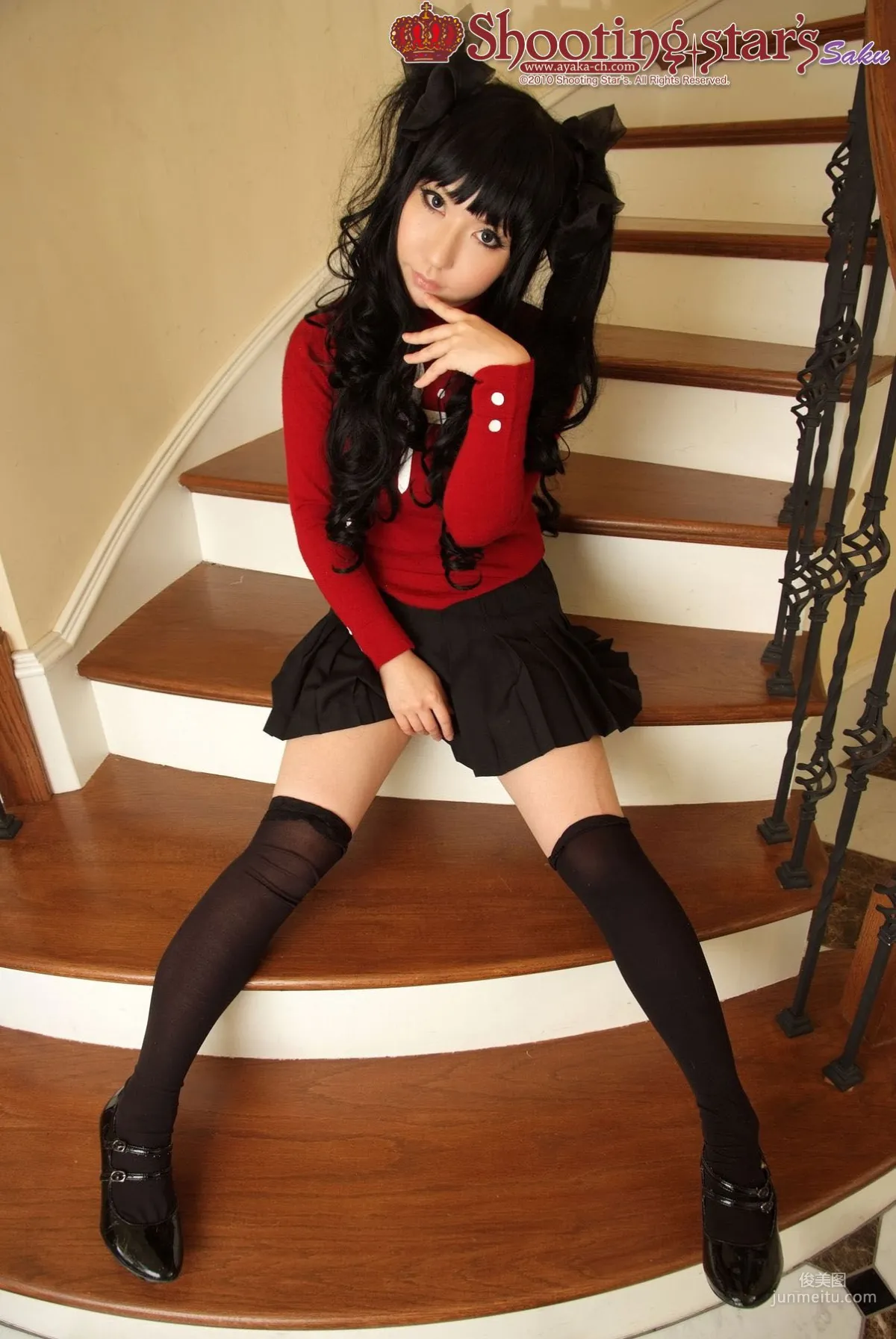 绫香 (Saku サク) 《Fate stay night》Toosaka Rin 遠坂凛 [Shooting Star's] 写真集66