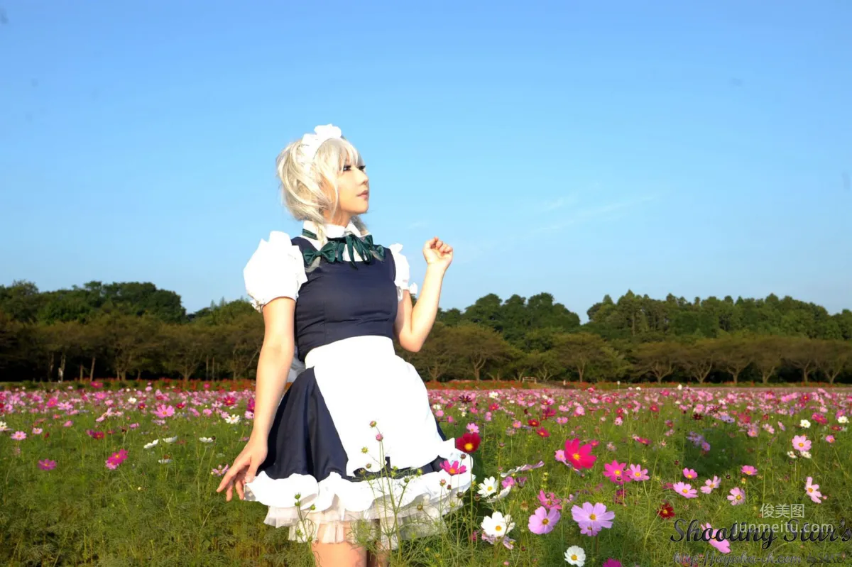 绫香サク (サク綾香 Saku Ayaka)《東方Project》Izayoi Sakuya + Patchouli Knowledge [Shooting Star's] 写真集88