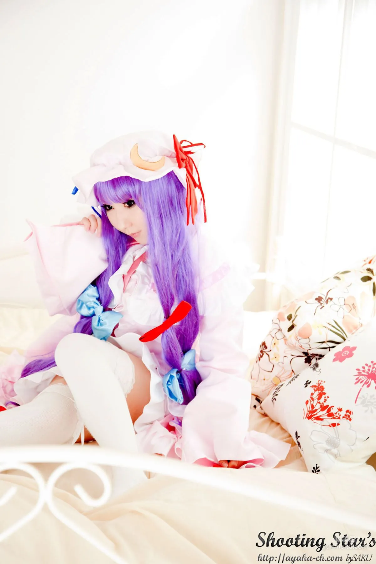 绫香サク (サク綾香 Saku Ayaka)《東方Project》Izayoi Sakuya + Patchouli Knowledge [Shooting Star's] 写真集50