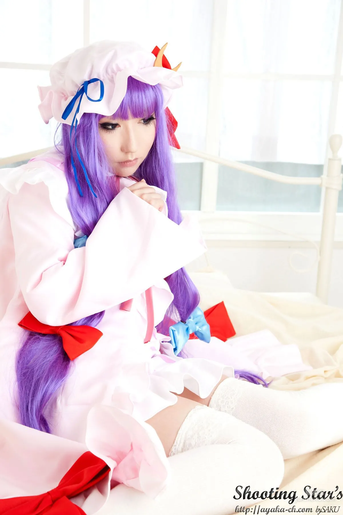 绫香サク (サク綾香 Saku Ayaka)《東方Project》Izayoi Sakuya + Patchouli Knowledge [Shooting Star's] 写真集11