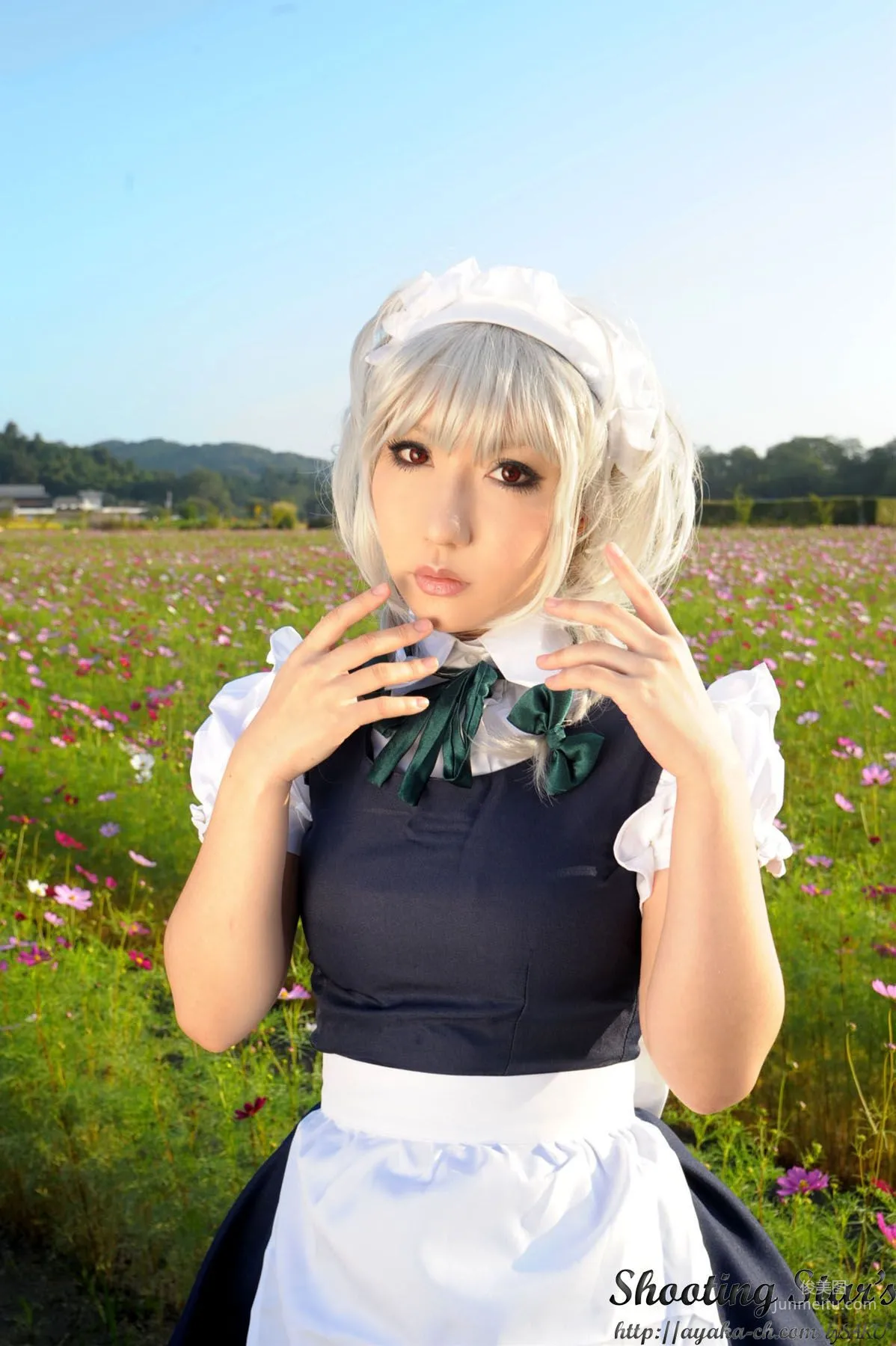 绫香サク (サク綾香 Saku Ayaka)《東方Project》Izayoi Sakuya + Patchouli Knowledge [Shooting Star's] 写真集89