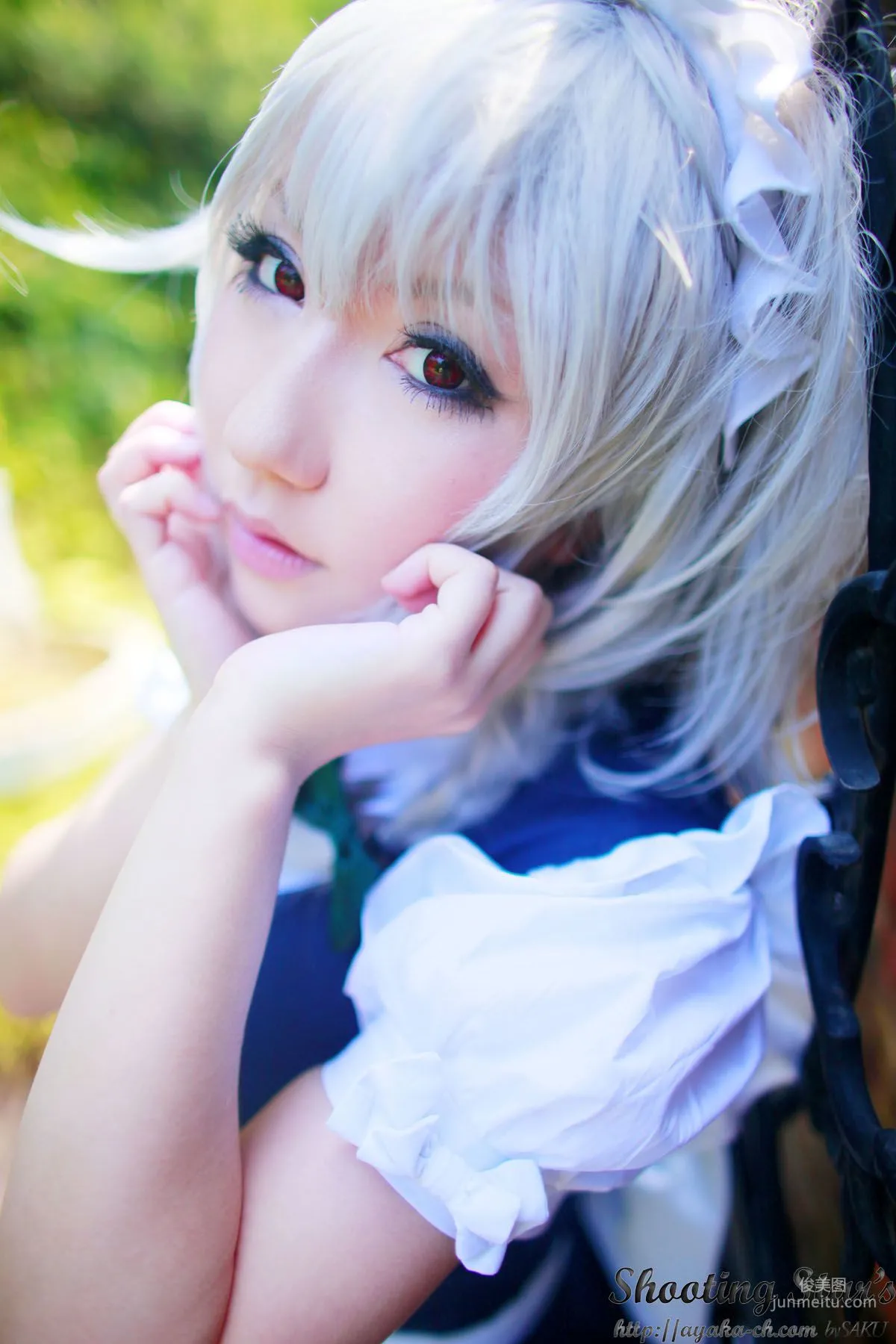 绫香サク (サク綾香 Saku Ayaka)《東方Project》Izayoi Sakuya + Patchouli Knowledge [Shooting Star's] 写真集76