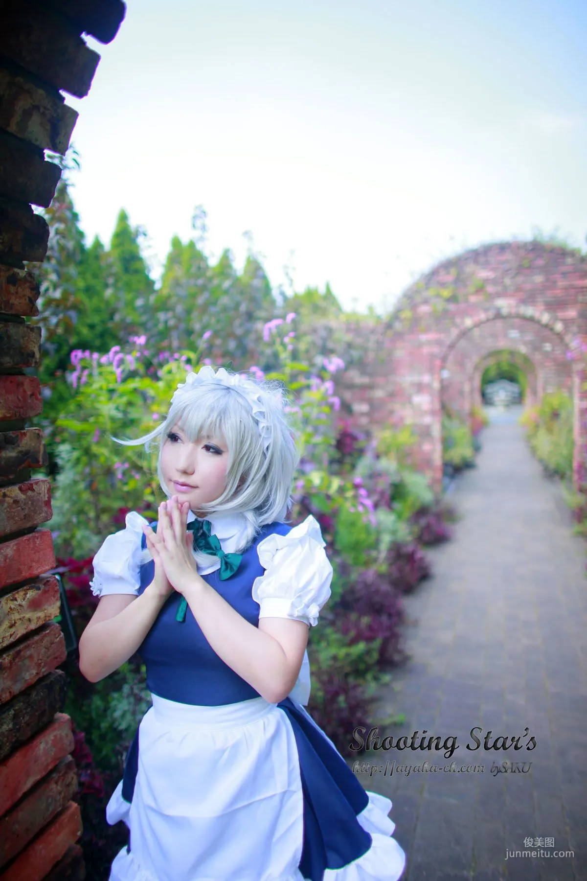 绫香サク (サク綾香 Saku Ayaka)《東方Project》Izayoi Sakuya + Patchouli Knowledge [Shooting Star's] 写真集81