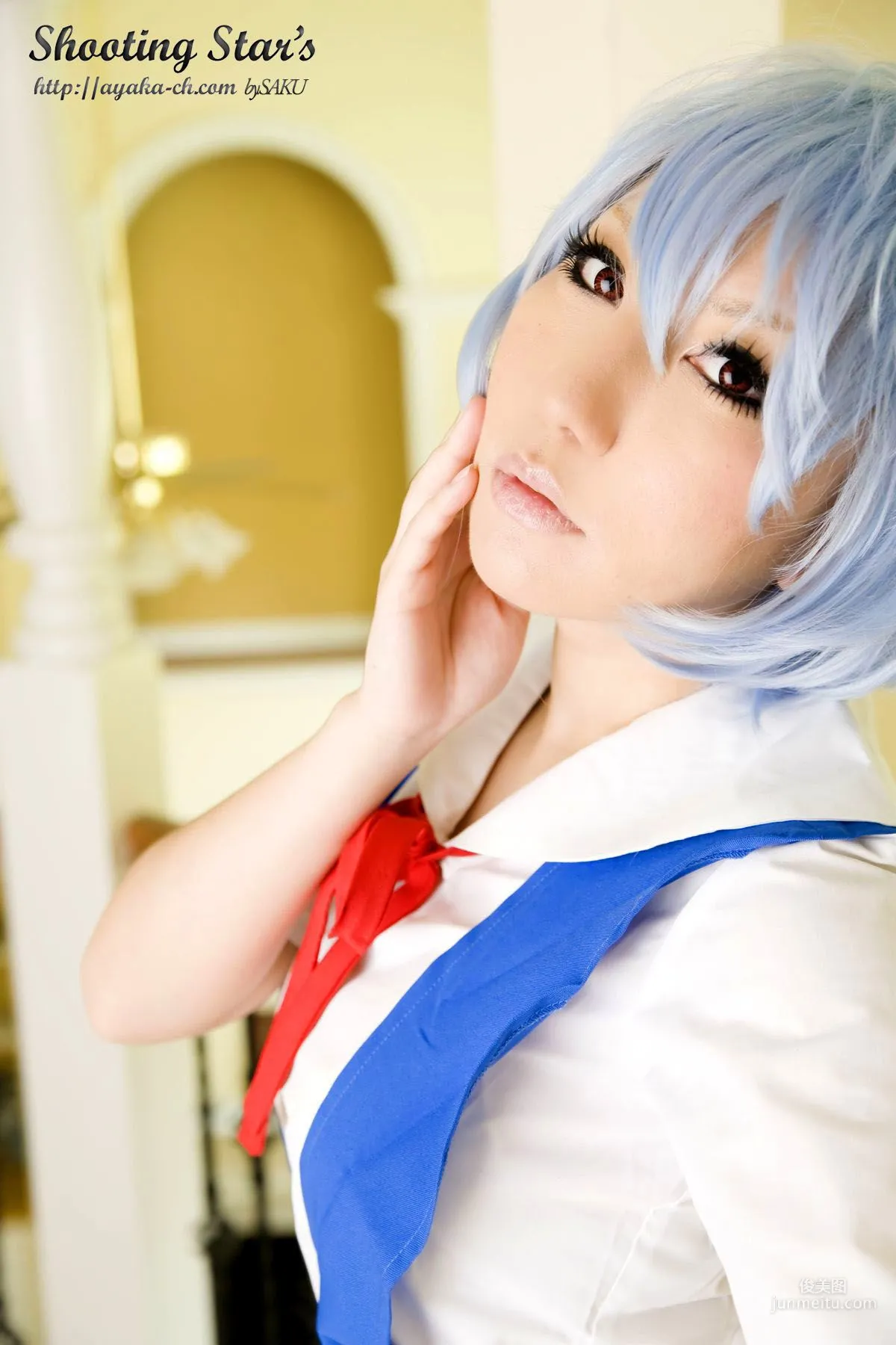 サク (绫香) 《Shinseiki Evangelion》Ayanami Rei [Shooting Star's] 写真集19