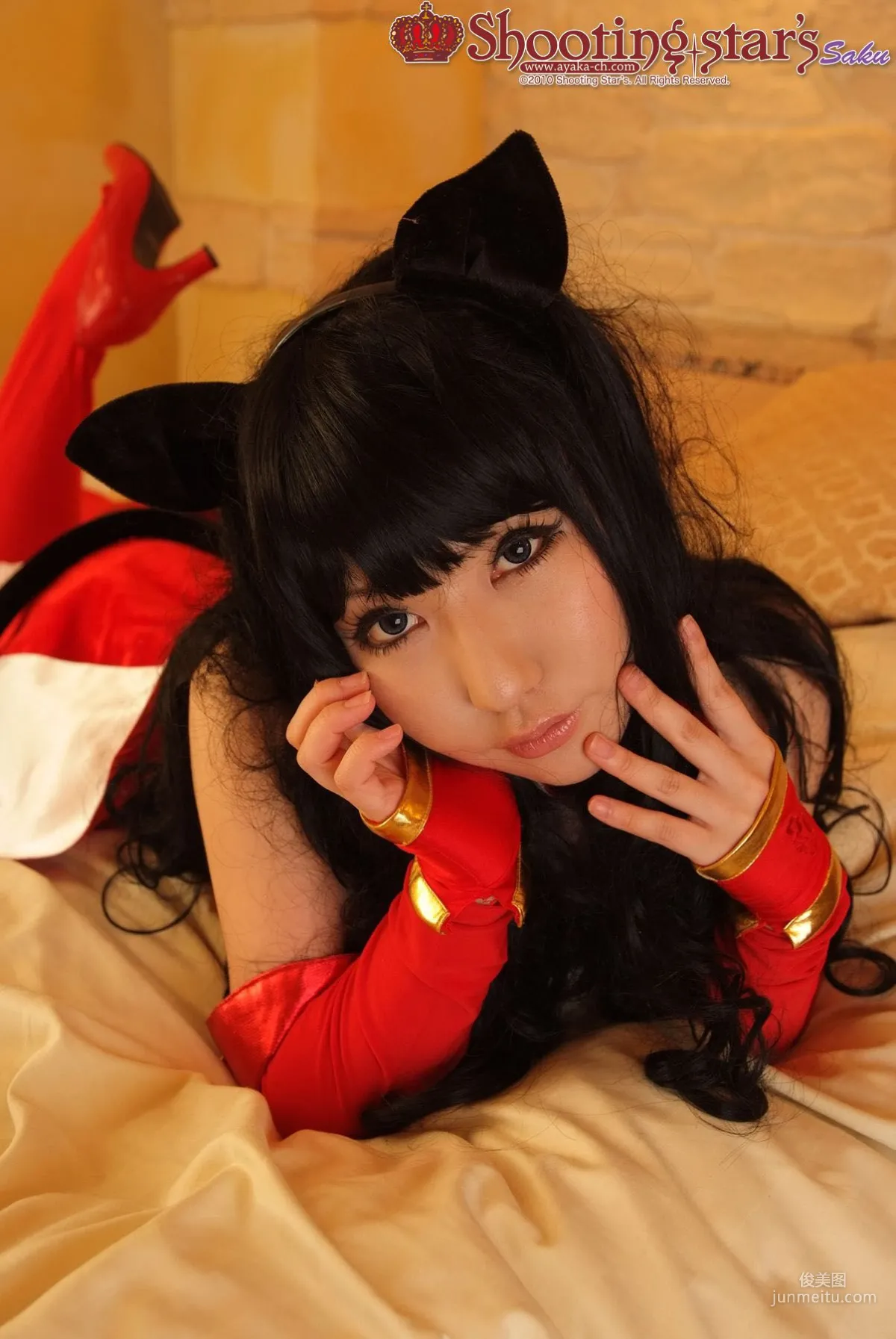 绫香 (Saku サク) 《Fate stay night》Toosaka Rin 遠坂凛 [Shooting Star's] 写真集44