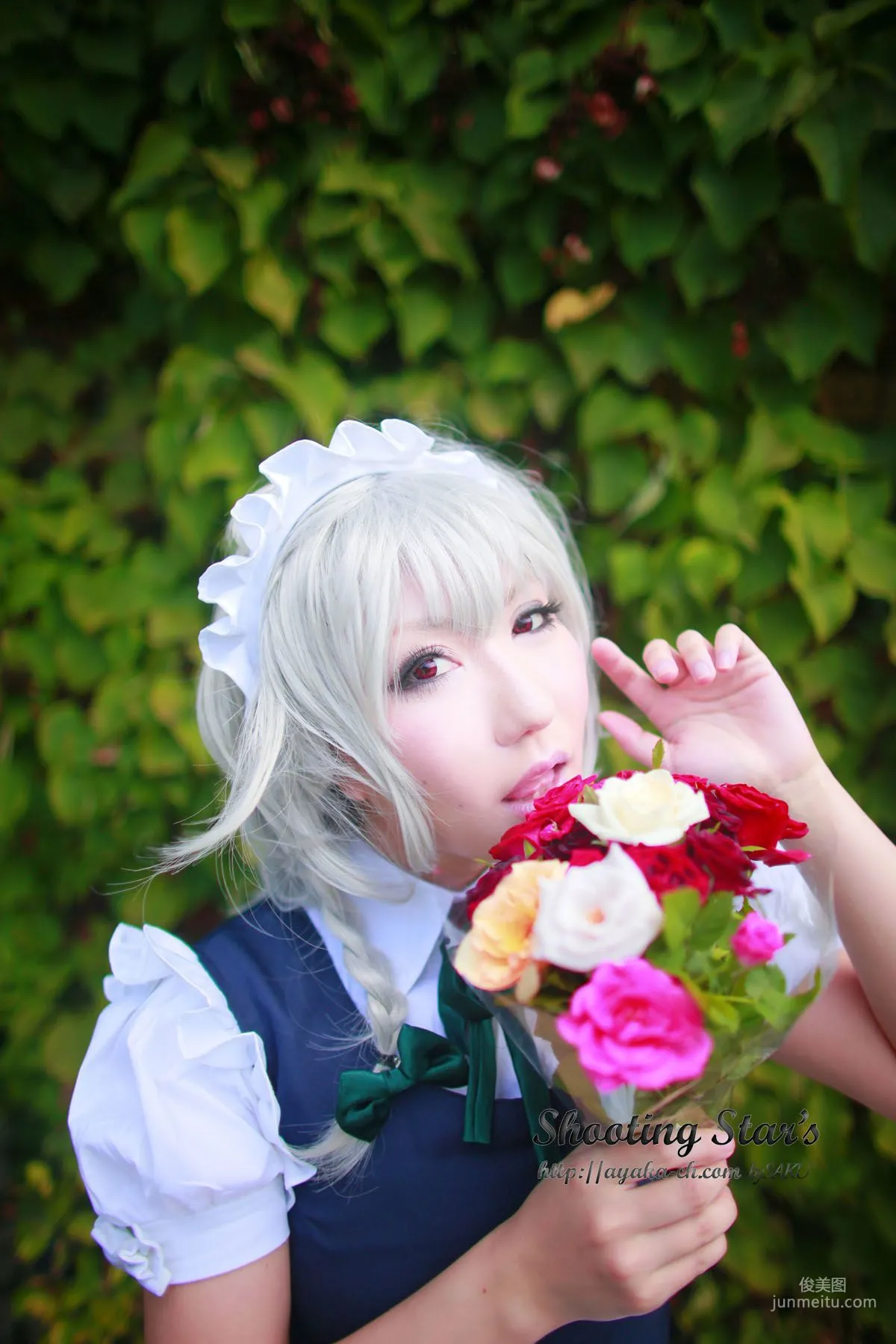 绫香サク (サク綾香 Saku Ayaka)《東方Project》Izayoi Sakuya + Patchouli Knowledge [Shooting Star's] 写真集82