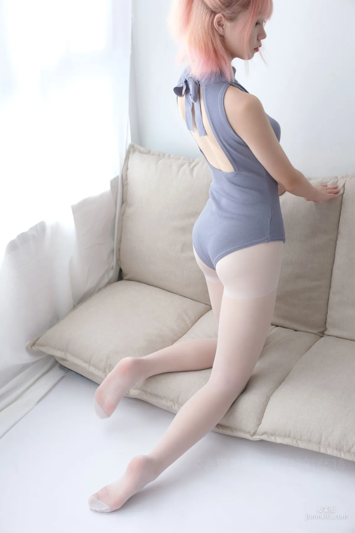 [森萝财团] LOVEPLUS-003 萝蓝丝袜写真集77