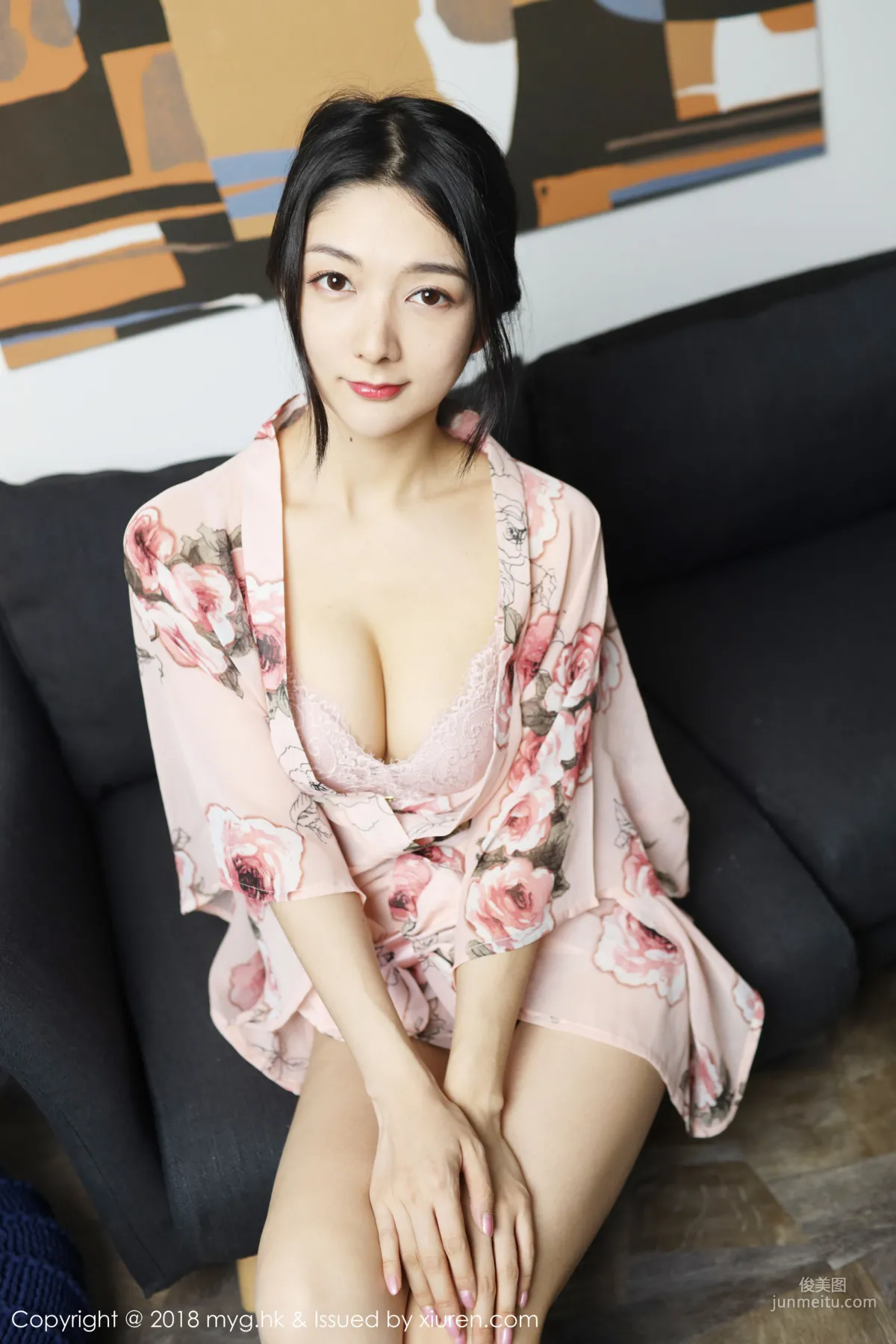 Angela喜欢猫《丰润迷人的性感内衣私房》 [美媛馆MyGirl] Vol.334 写真集8