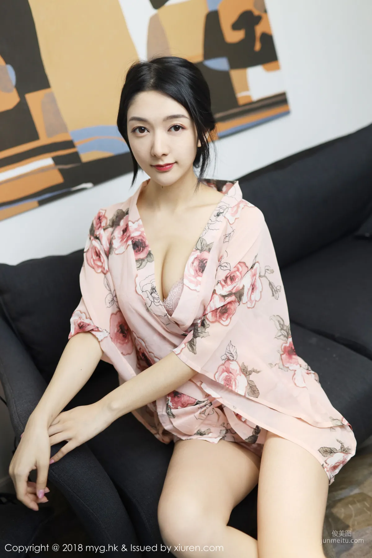 Angela喜欢猫《丰润迷人的性感内衣私房》 [美媛馆MyGirl] Vol.334 写真集7