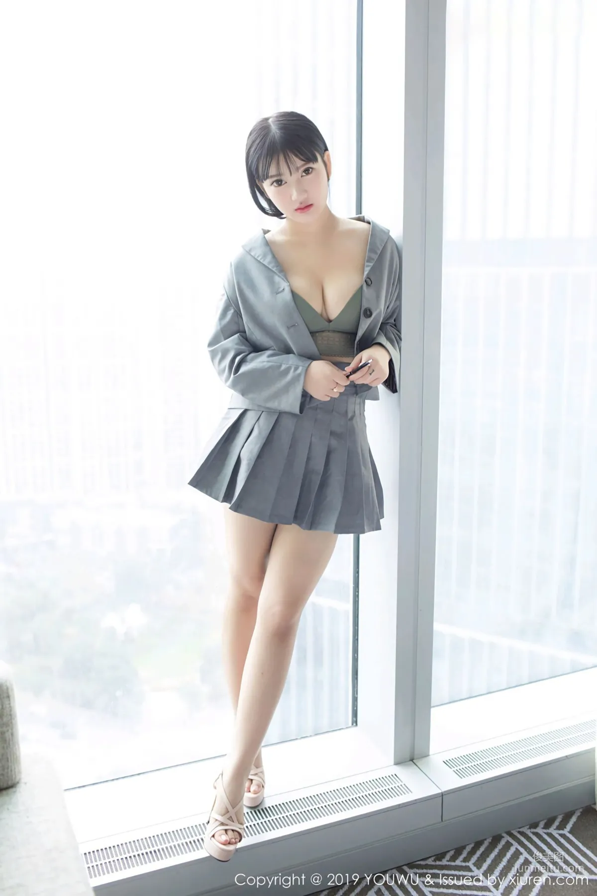 小尤奈《性感制服诱惑》 [尤物馆YouWu] Vol.138 写真集35