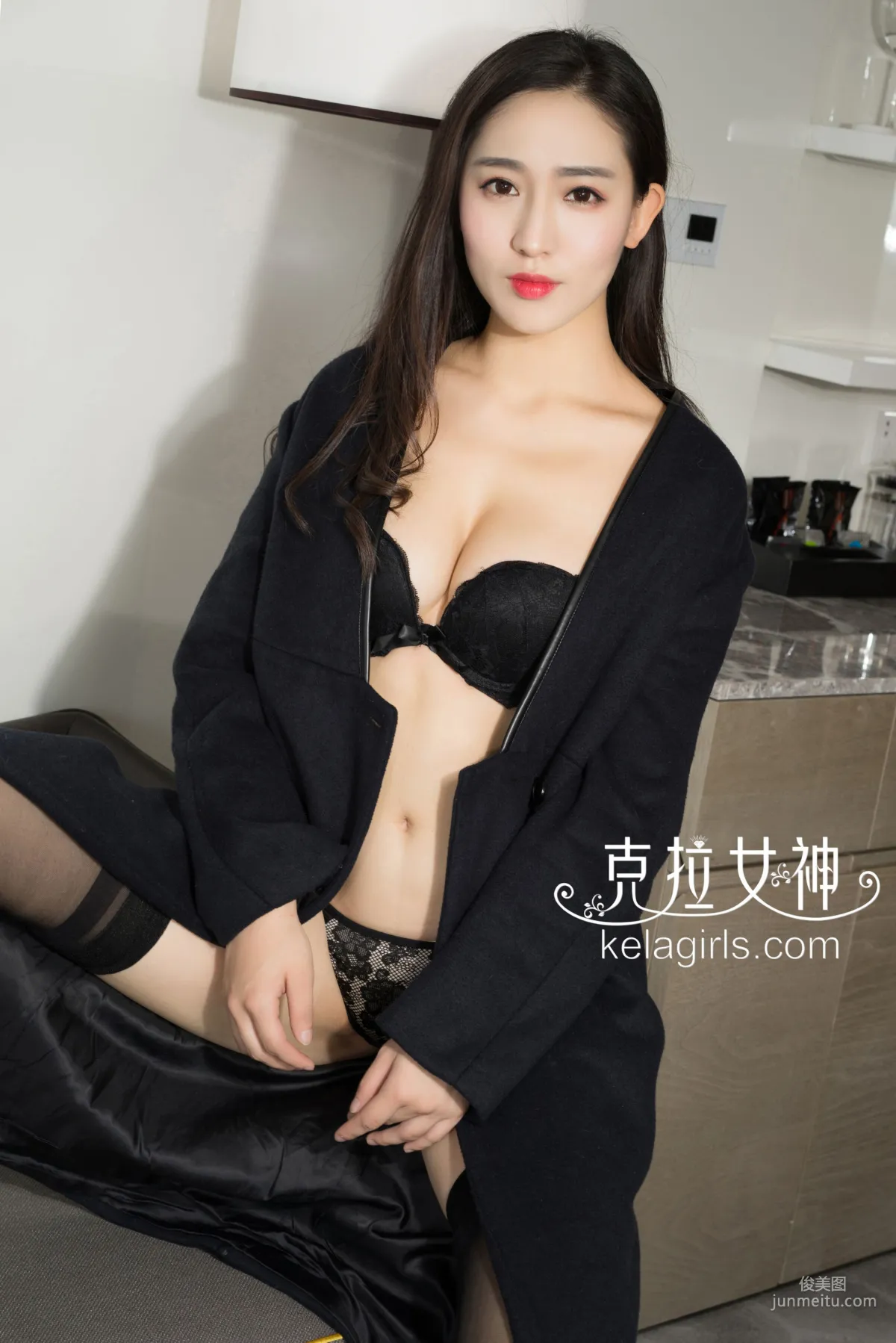 姜璐《学姐の黑丝》 [克拉女神Kelagirls] 写真集14