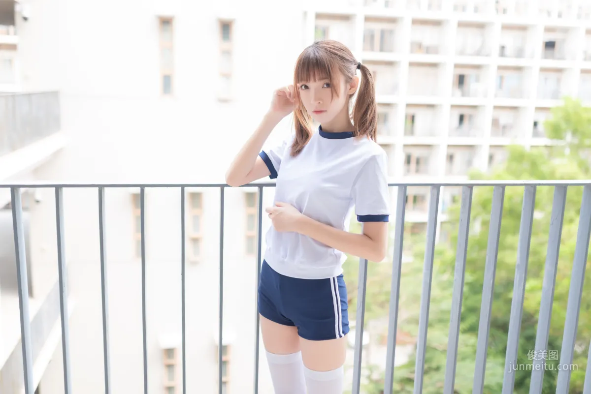 [风之领域] NO.045 清新体操服白丝女孩 写真集36