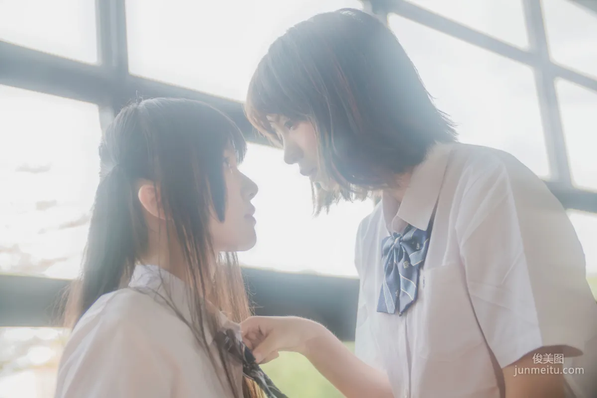 桜桃喵&疯猫ss《JK百合》 [萝莉COS] 写真集32