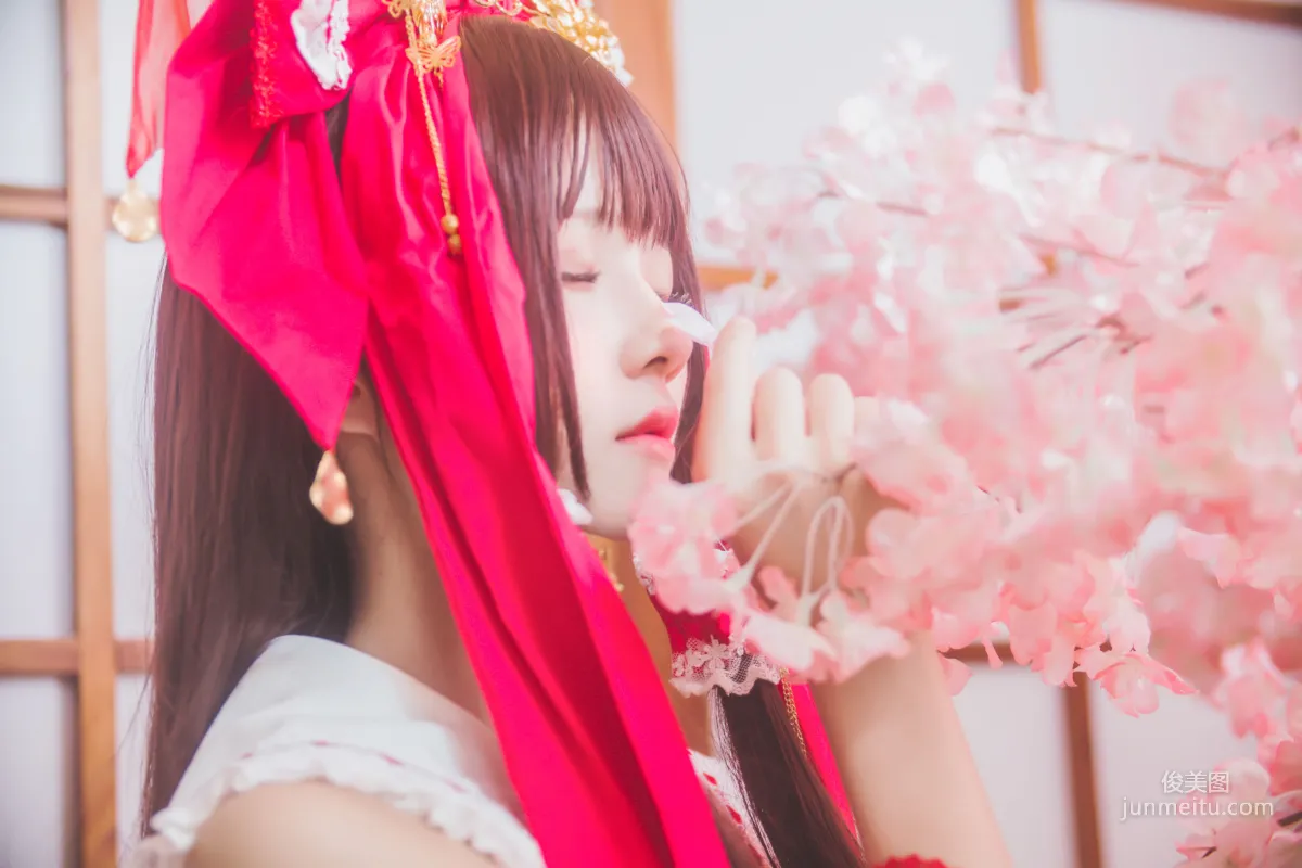 桜桃喵《灵梦 新年快乐》 [萝莉COS] 写真集35