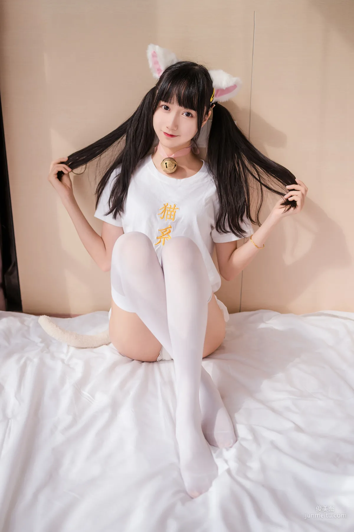 [风之领域] NO.129 猫系白丝少女 写真集19