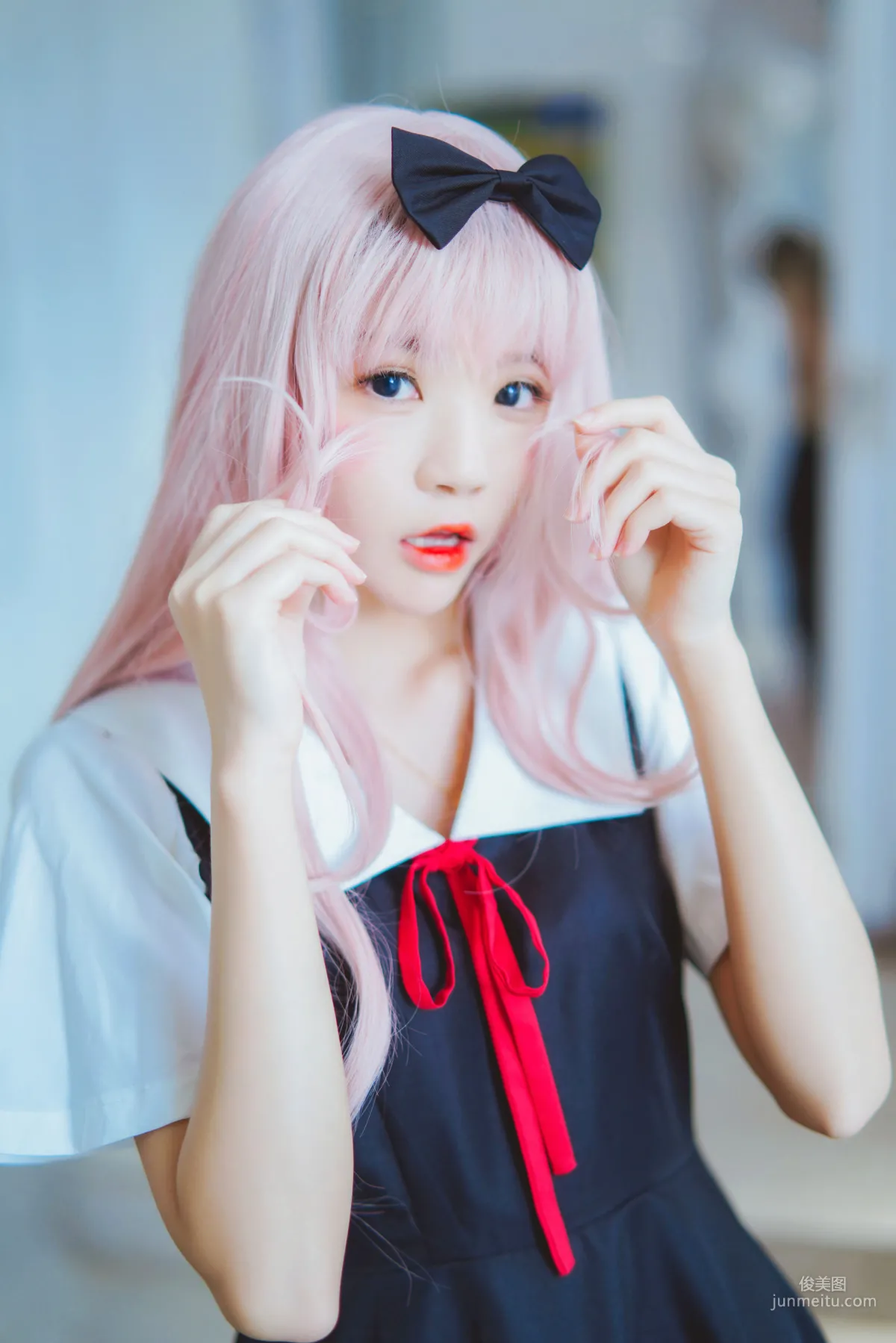 桜桃喵《藤原千花》 [萝莉COS] 写真集16