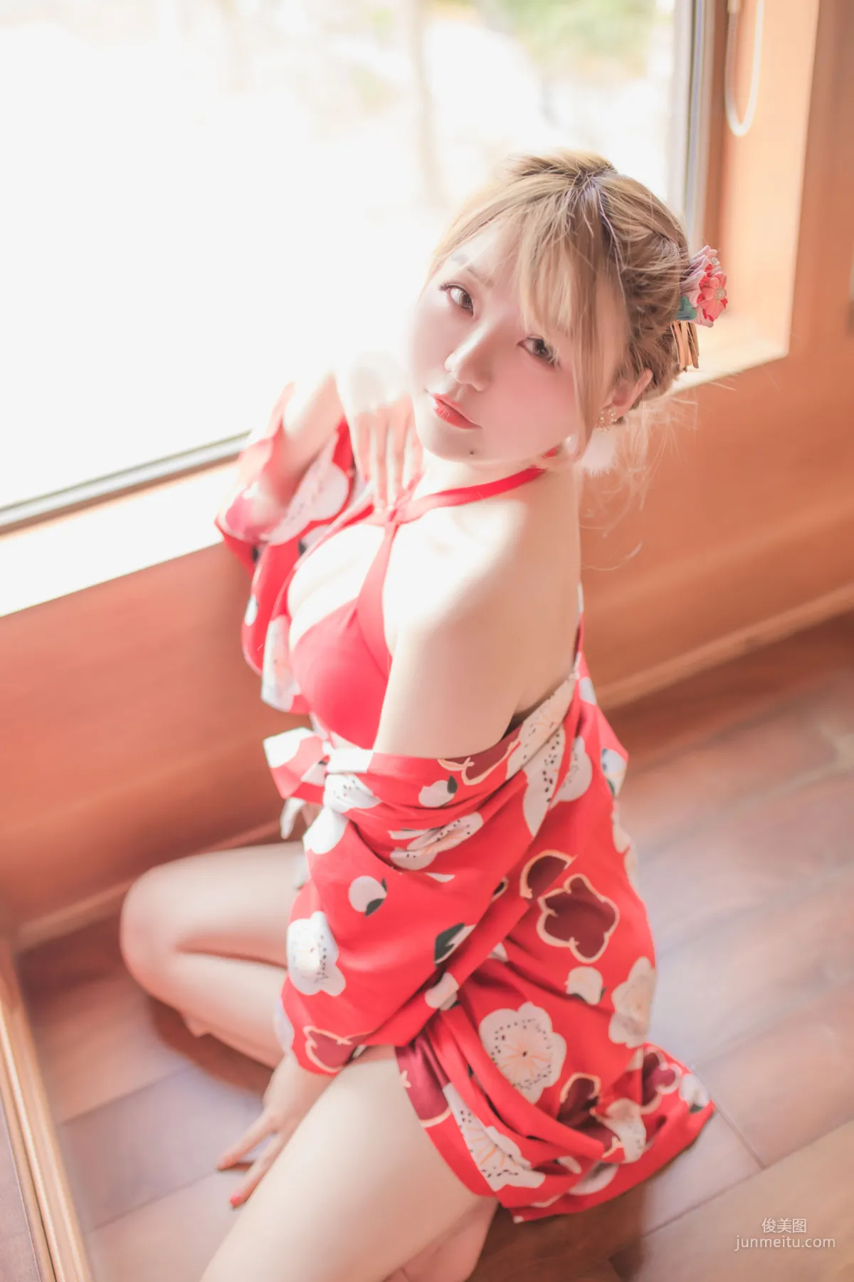 Yoko宅夏《妹汤物语(和服)》 [萝莉COS] 写真集35