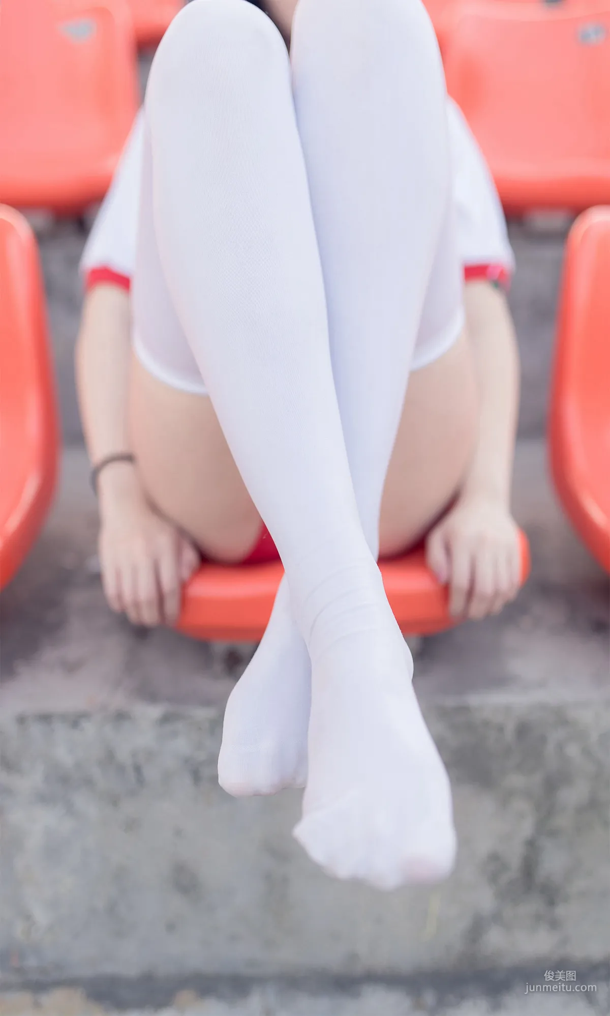 [风之领域] NO.112 运动场上的白丝体操服少女 写真集25