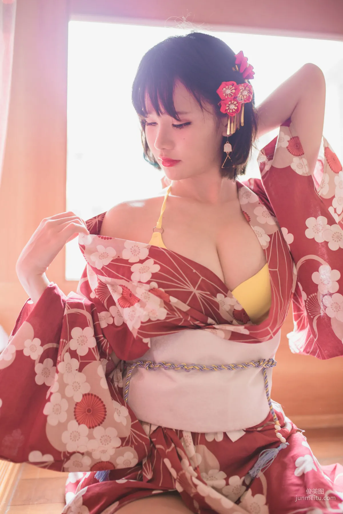 Yoko宅夏《妹汤物语(和服)》 [萝莉COS] 写真集12