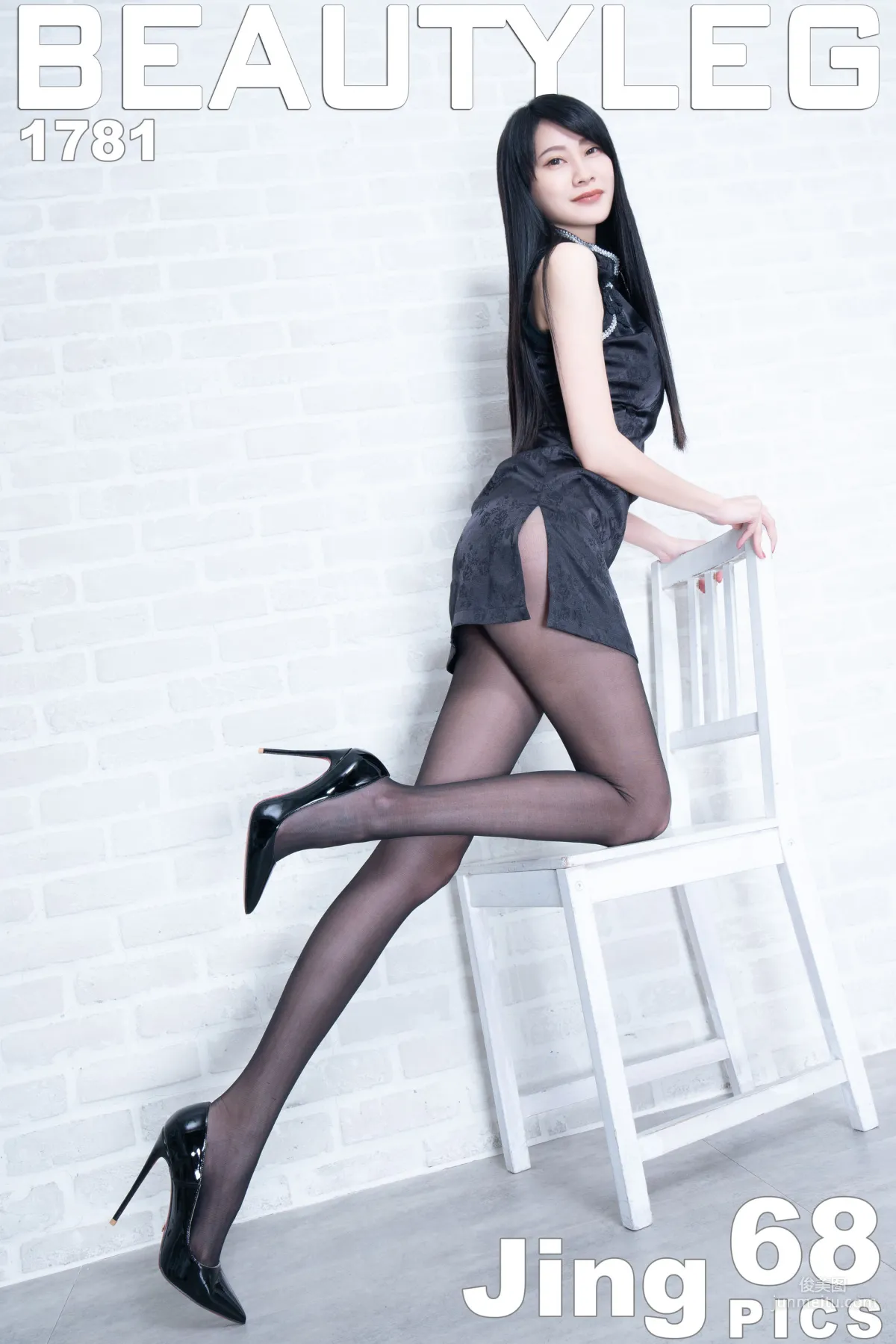 腿模Jing《黑丝旗袍+肉丝OL制服》 [Beautyleg] No.1781 写真集1