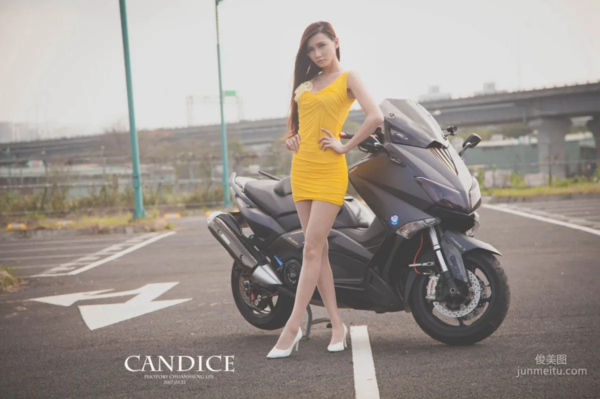 蔡译心Candice《动感时尚机车女郎》 [台湾女神] 写真集18