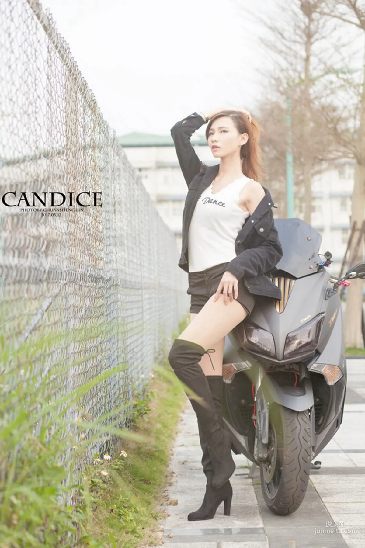 蔡译心Candice《动感时尚机车女郎》 [台湾女神] 写真集24