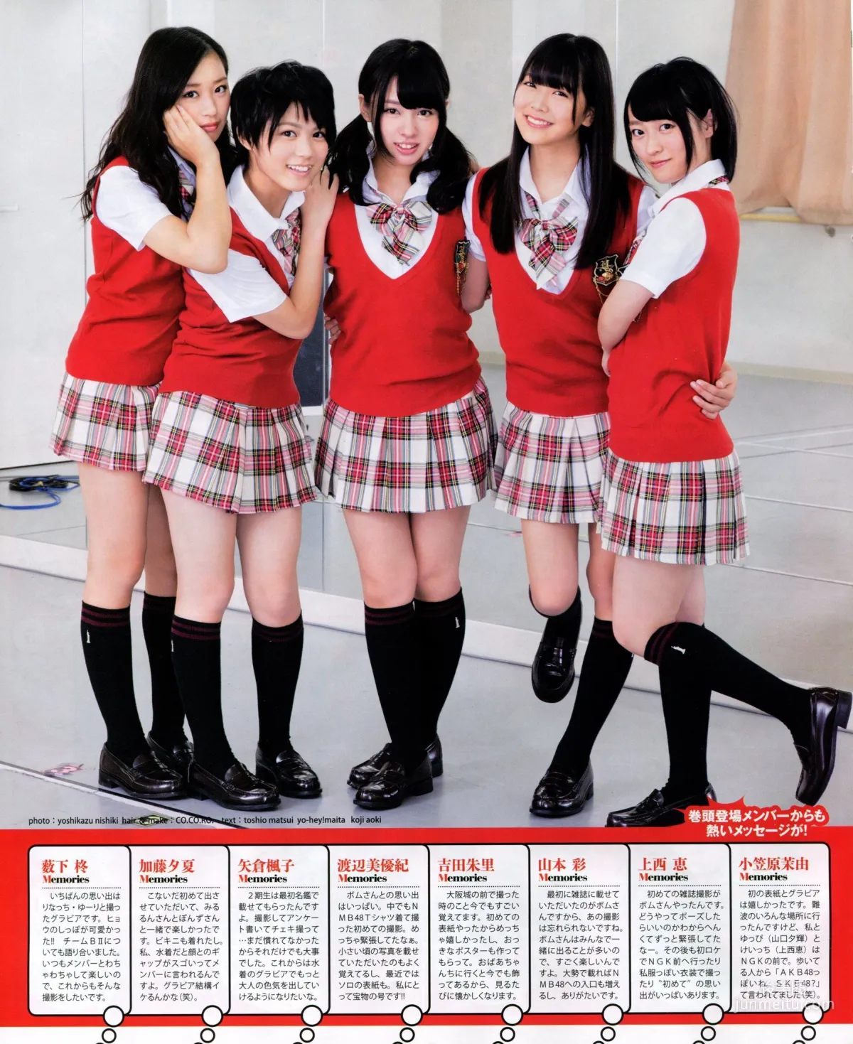 [Bomb Magazine] 2013年No.11 NMB48 向田茉夏 写真杂志40