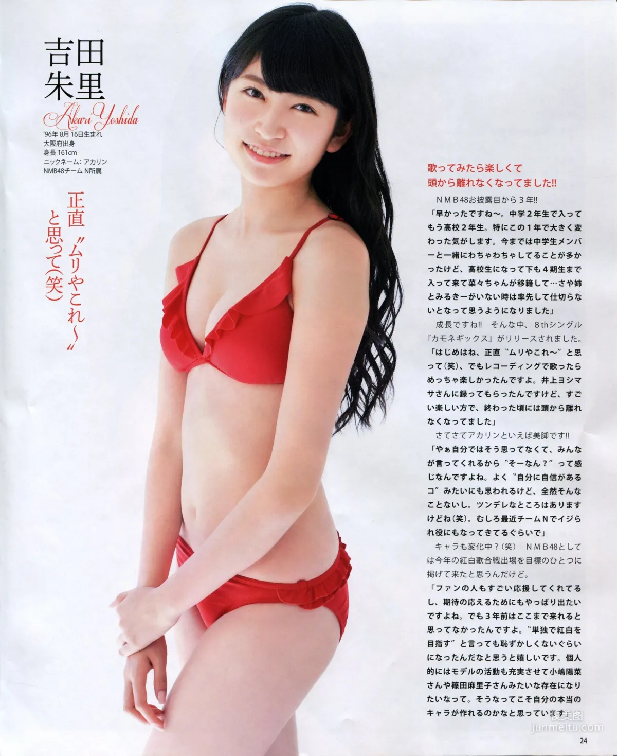 [Bomb Magazine] 2013年No.11 NMB48 向田茉夏 写真杂志25