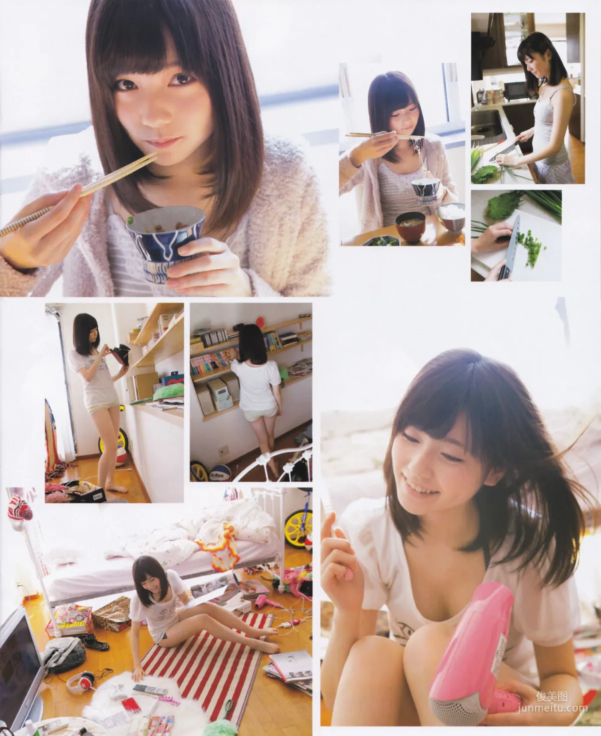 [Bomb Magazine] 2013年No.01 岛崎遥香 桑原みずき 写真杂志6