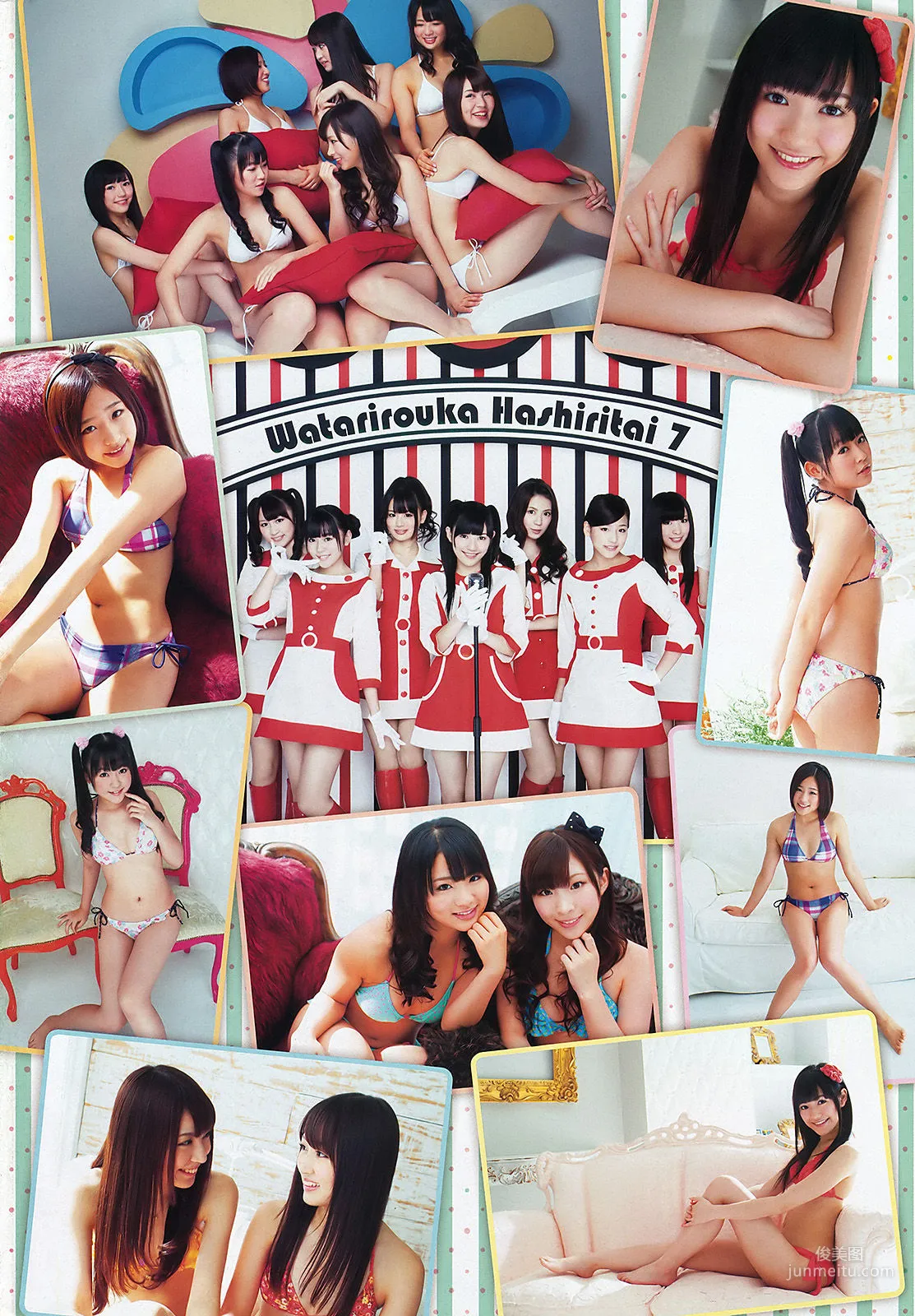 [Weekly Big Comic Spirits] 渡り廊下走り隊7 2012年No.01 写真杂志5