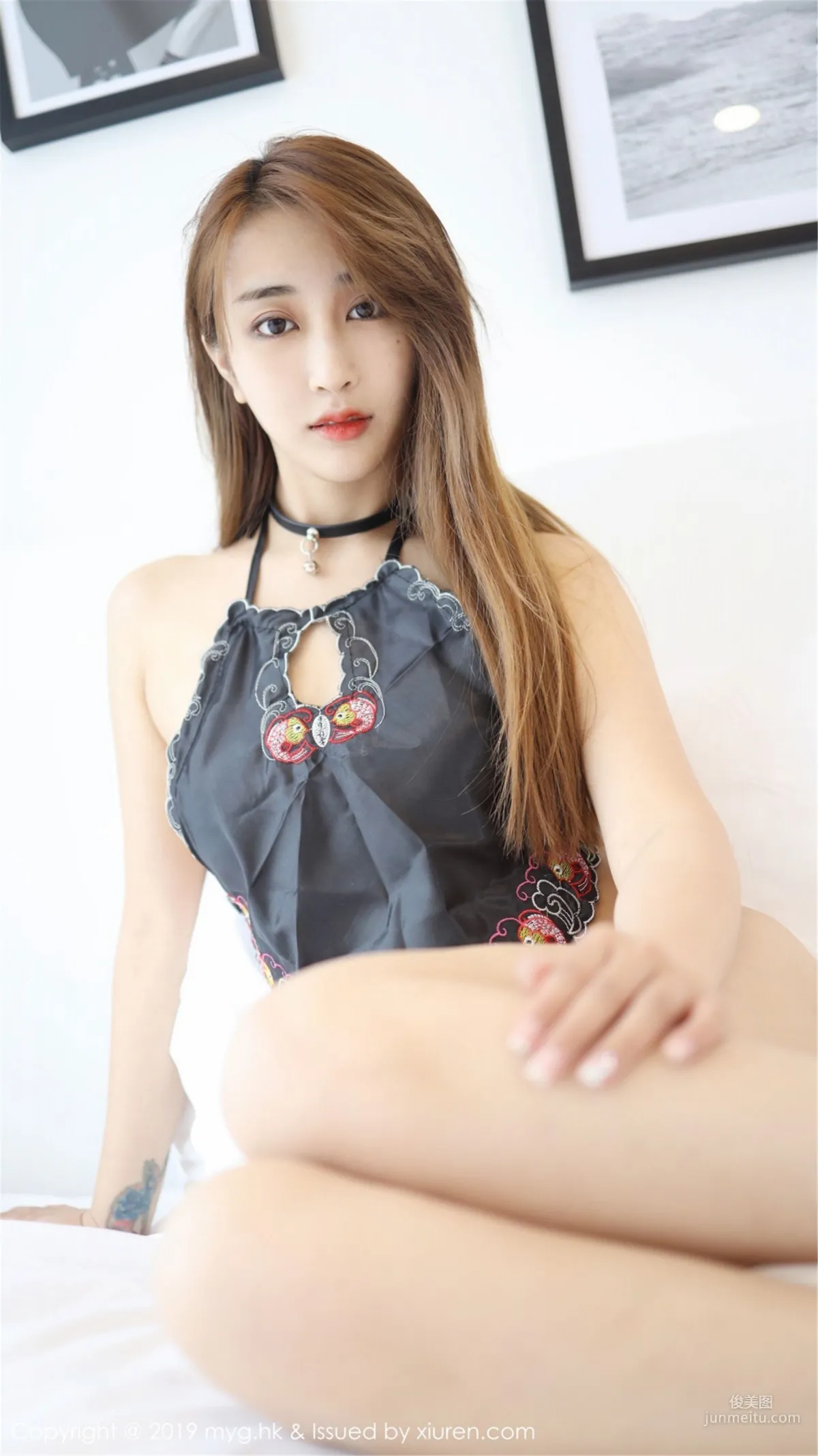 奈美nana《古典韵味肚兜与情趣丁字裤系列》 [美媛馆MyGirl] Vol.377 写真集24