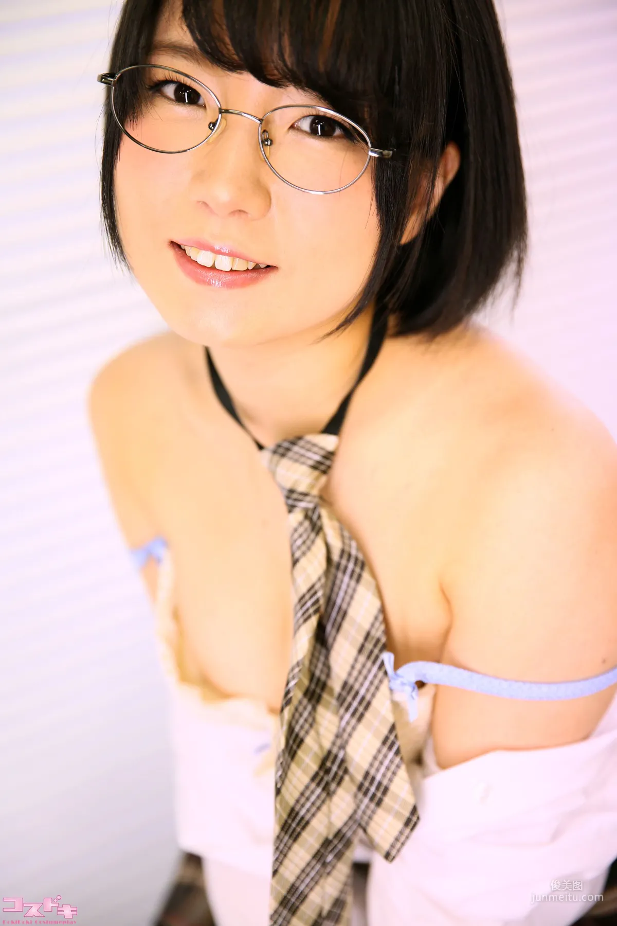 美咲光(美咲ヒカル) misakihikaru_pic_seifukumegane1+2 [Cosdoki] 写真集41