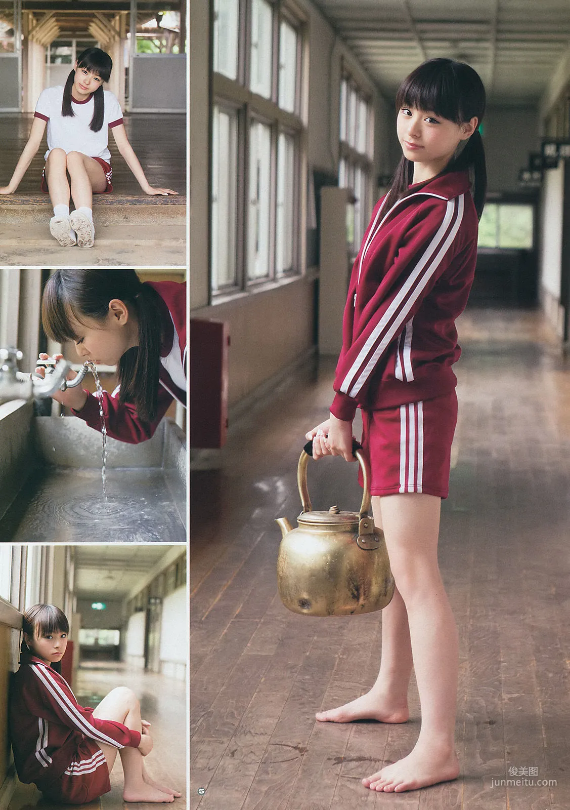 [Young Gangan] 柳ゆり菜 斎藤飛鳥 佐藤麗奈 清水あいり 2014年No.14 写真杂志20